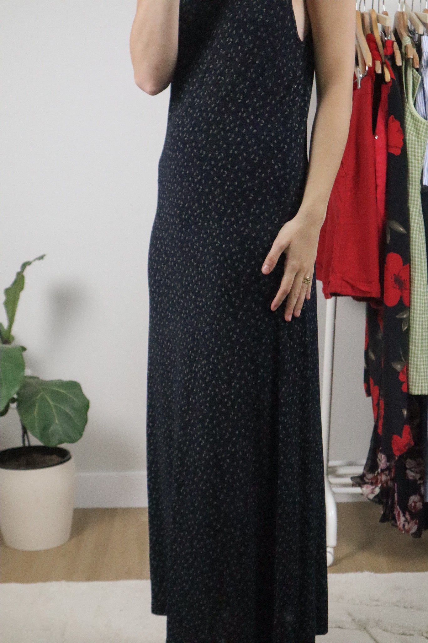 Made in Canada x Vintage x Club Monaco Floral Maxi Dress (S/M)