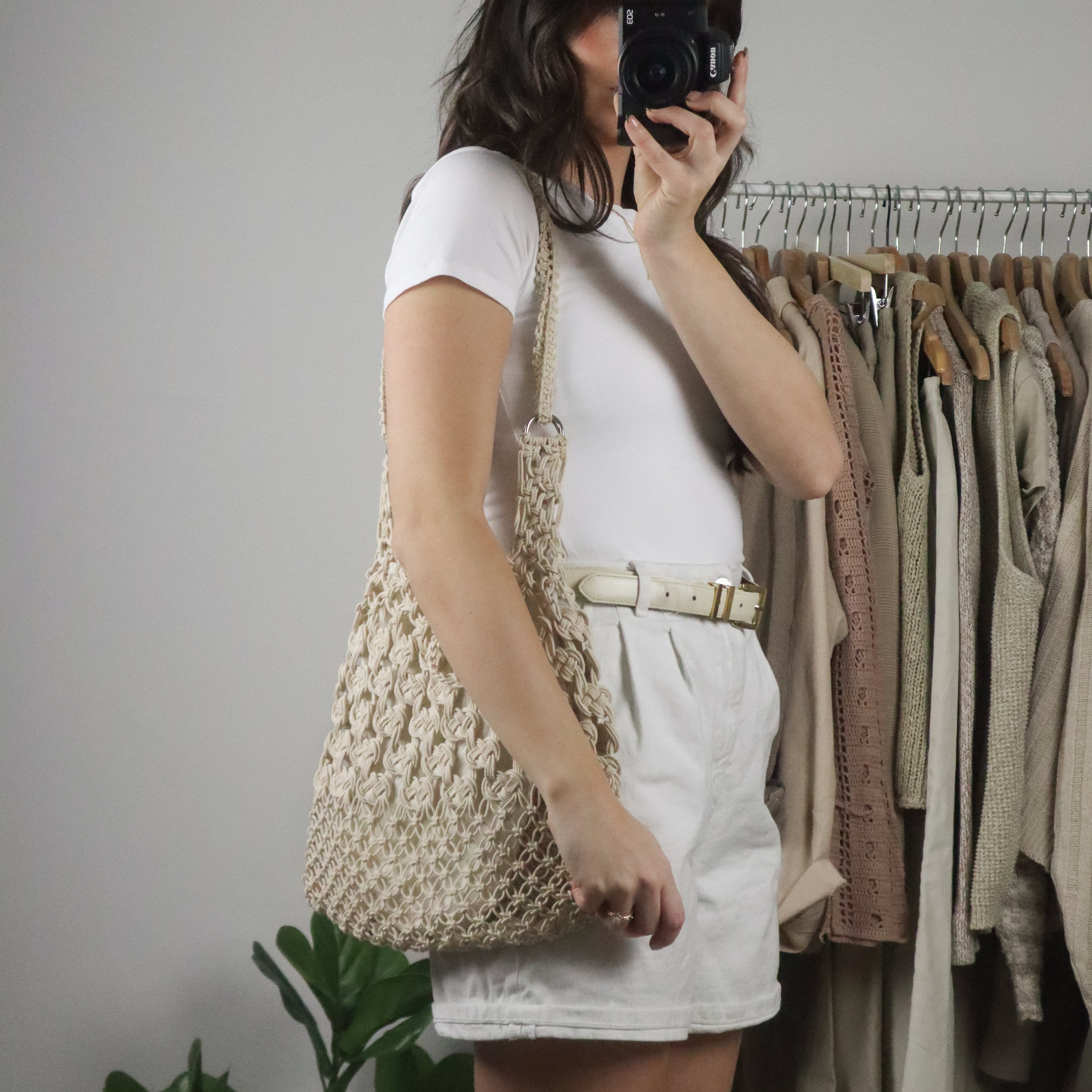 Vintage x Crochet Purse