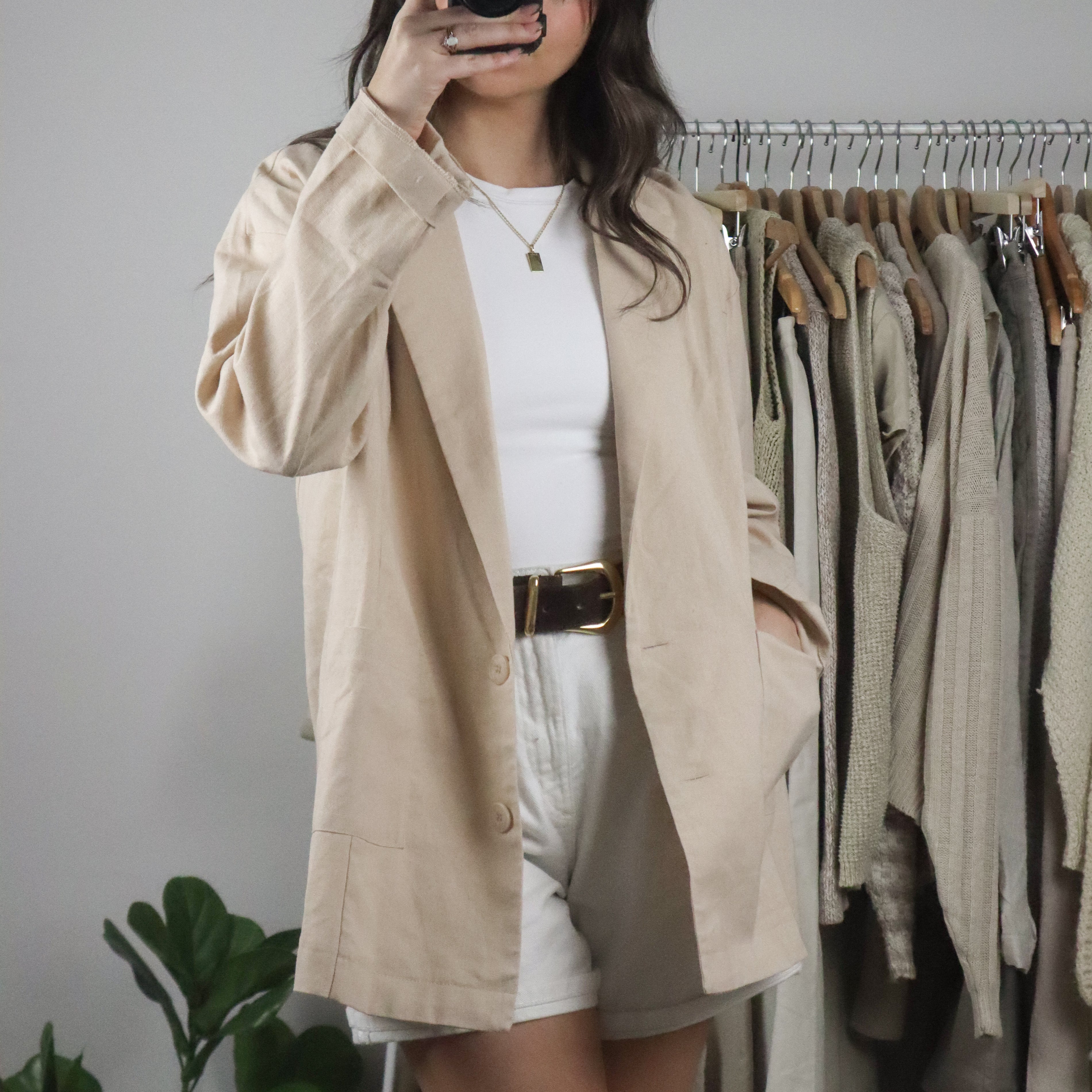 Modern x Linen Blend Blazer (S)