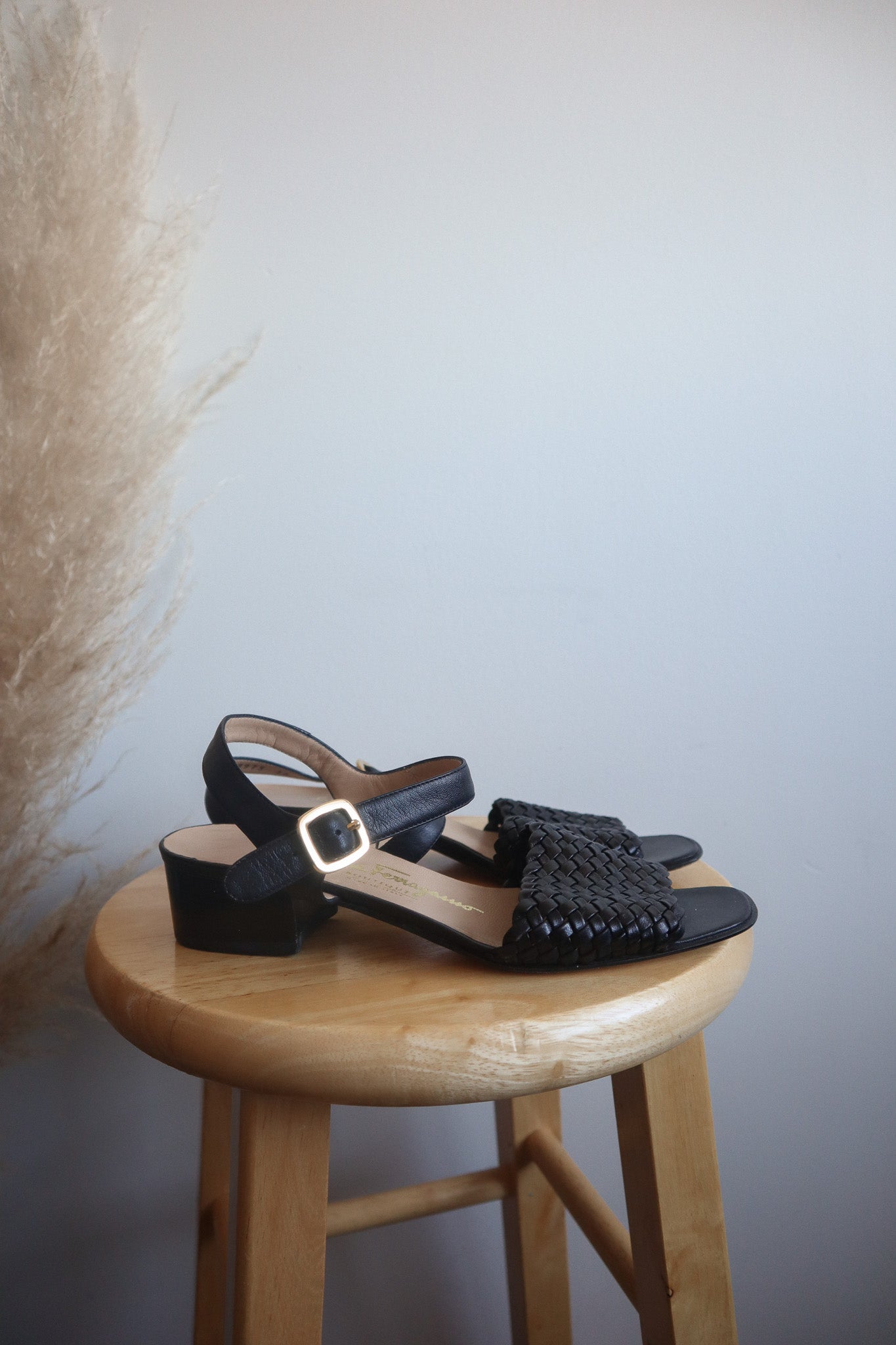 Made in Italy x Ferragamo x Leather Woven Heels (7)