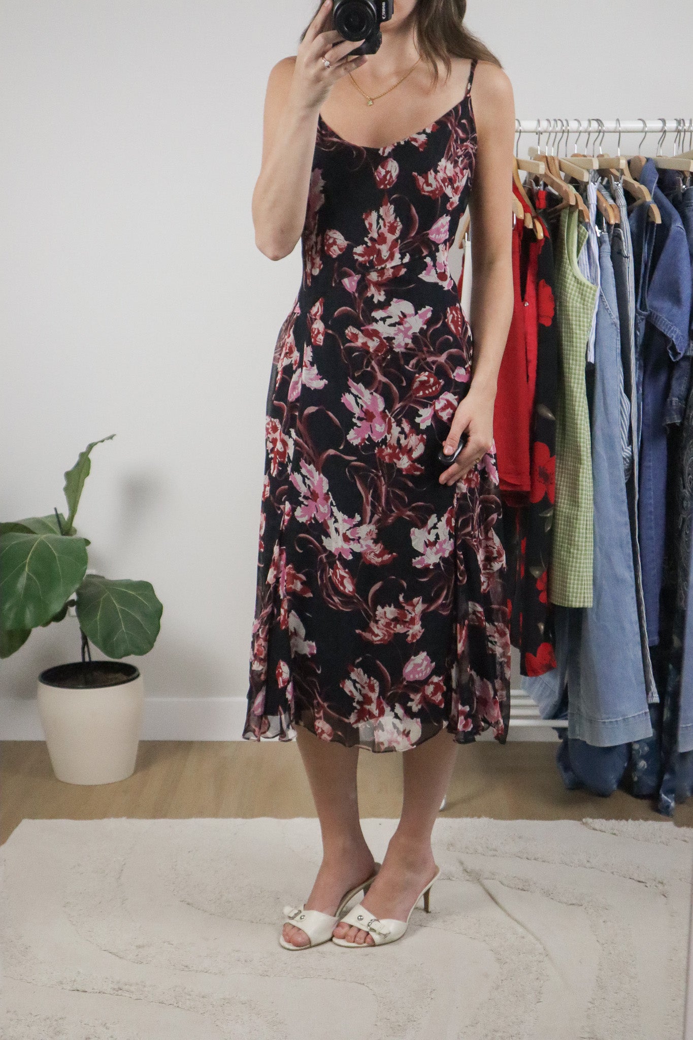Vintage x Silk Midi Dress (10)