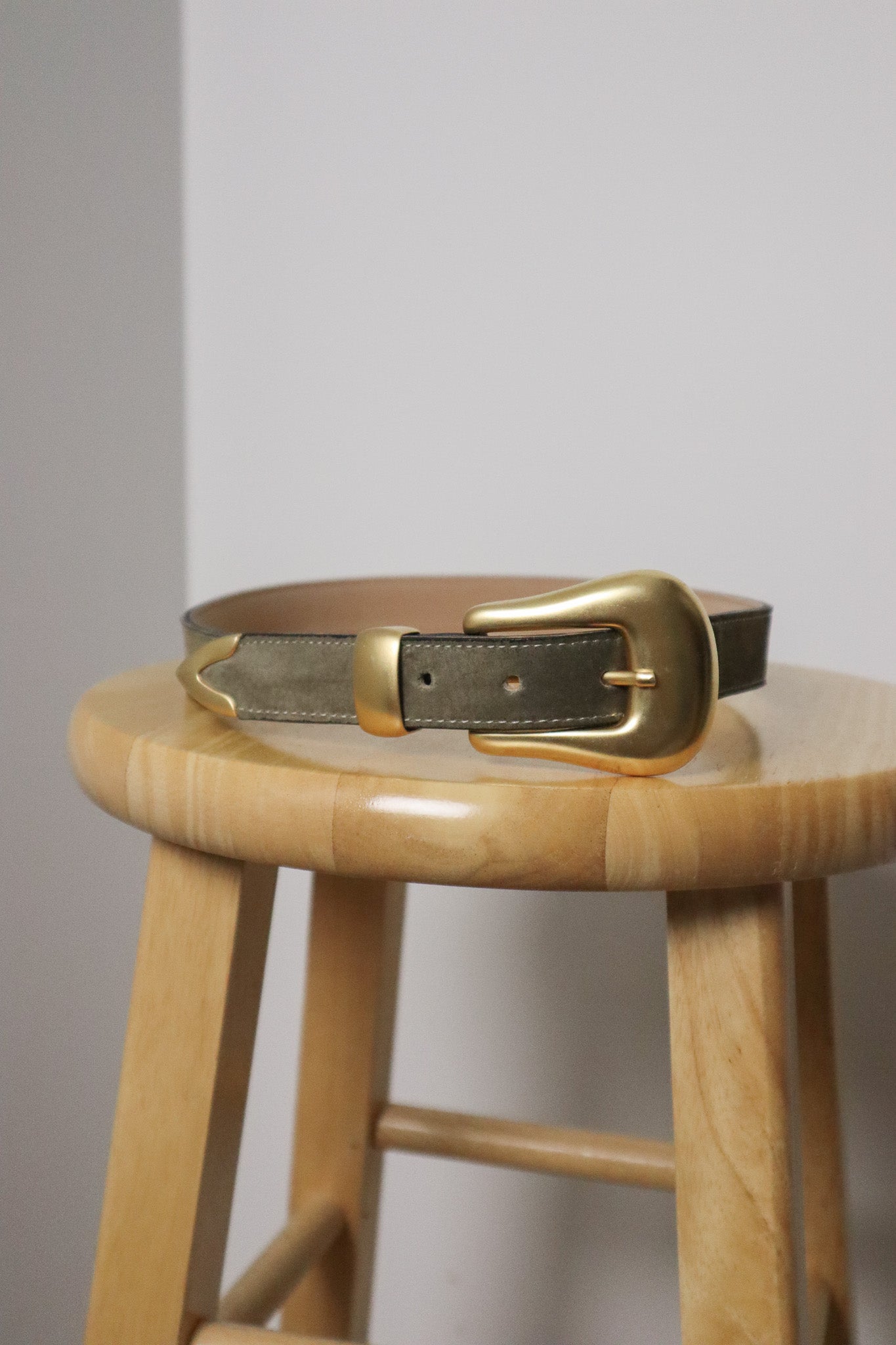 Made in Canada x Vintage x Faux Suede Belt (S)