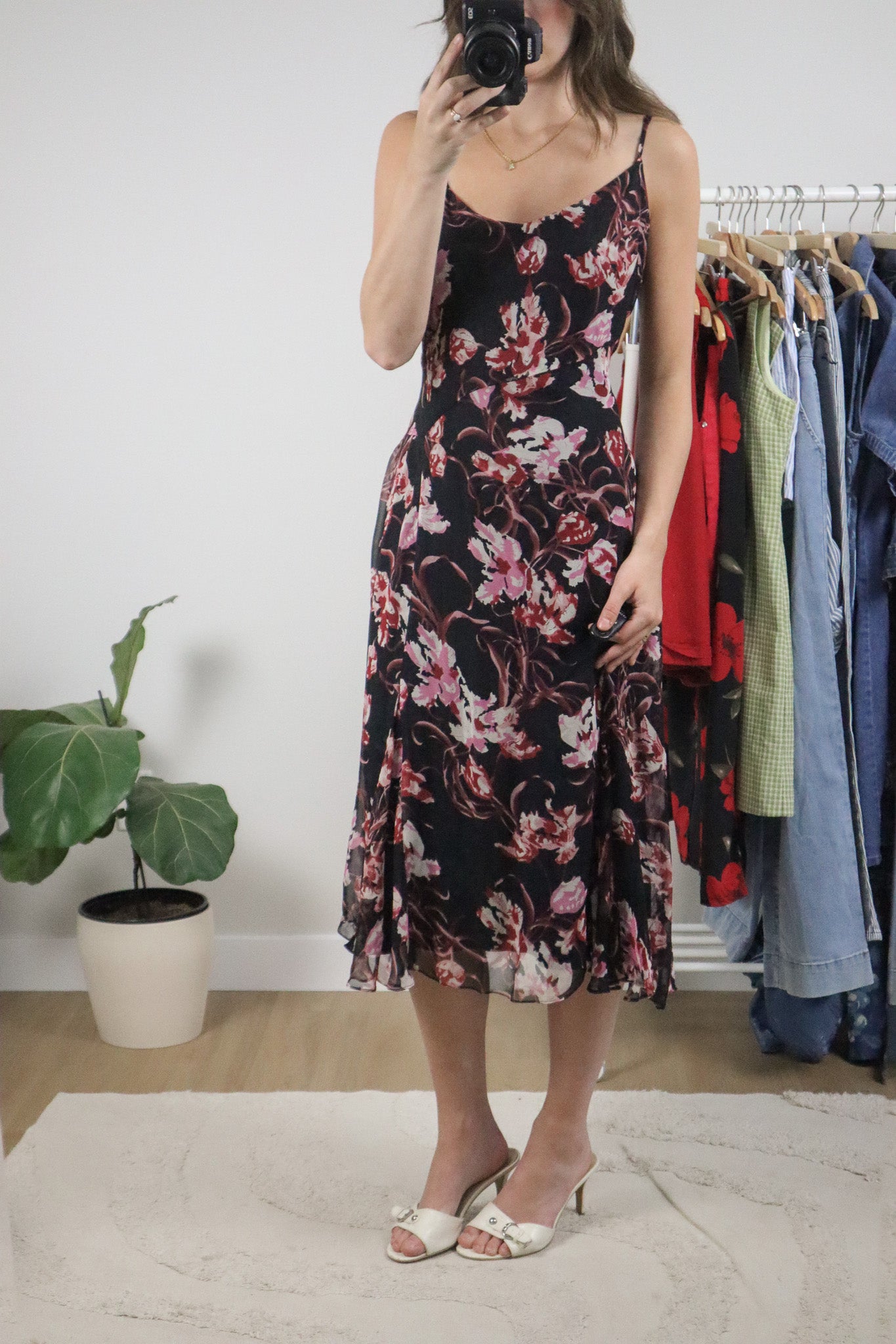 Vintage x Silk Midi Dress (10)