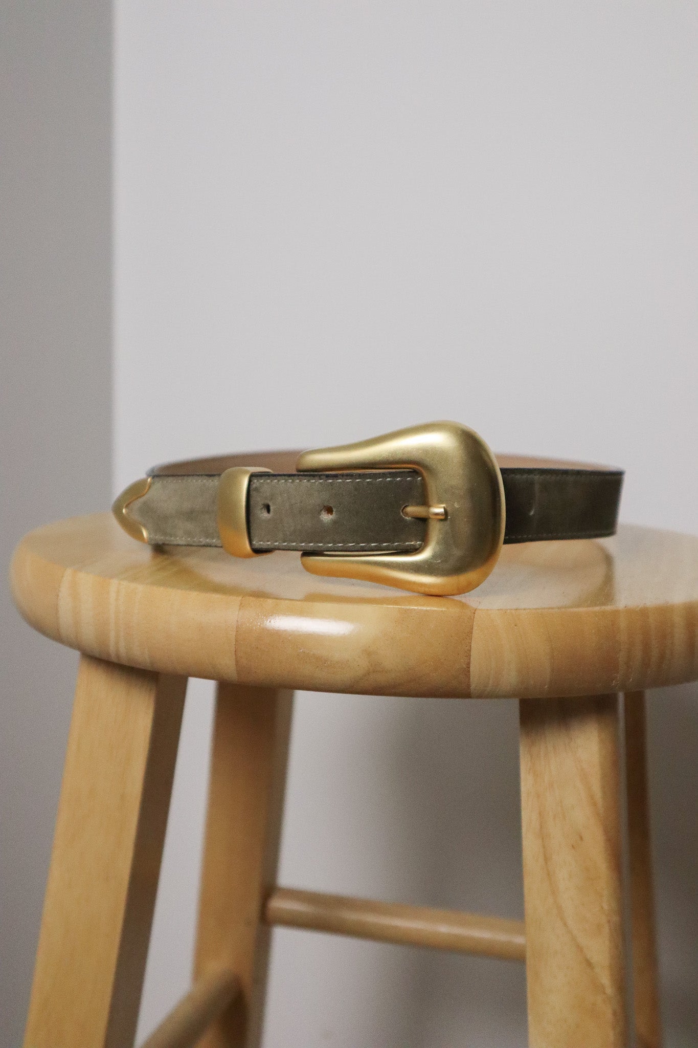 Made in Canada x Vintage x Faux Suede Belt (S)