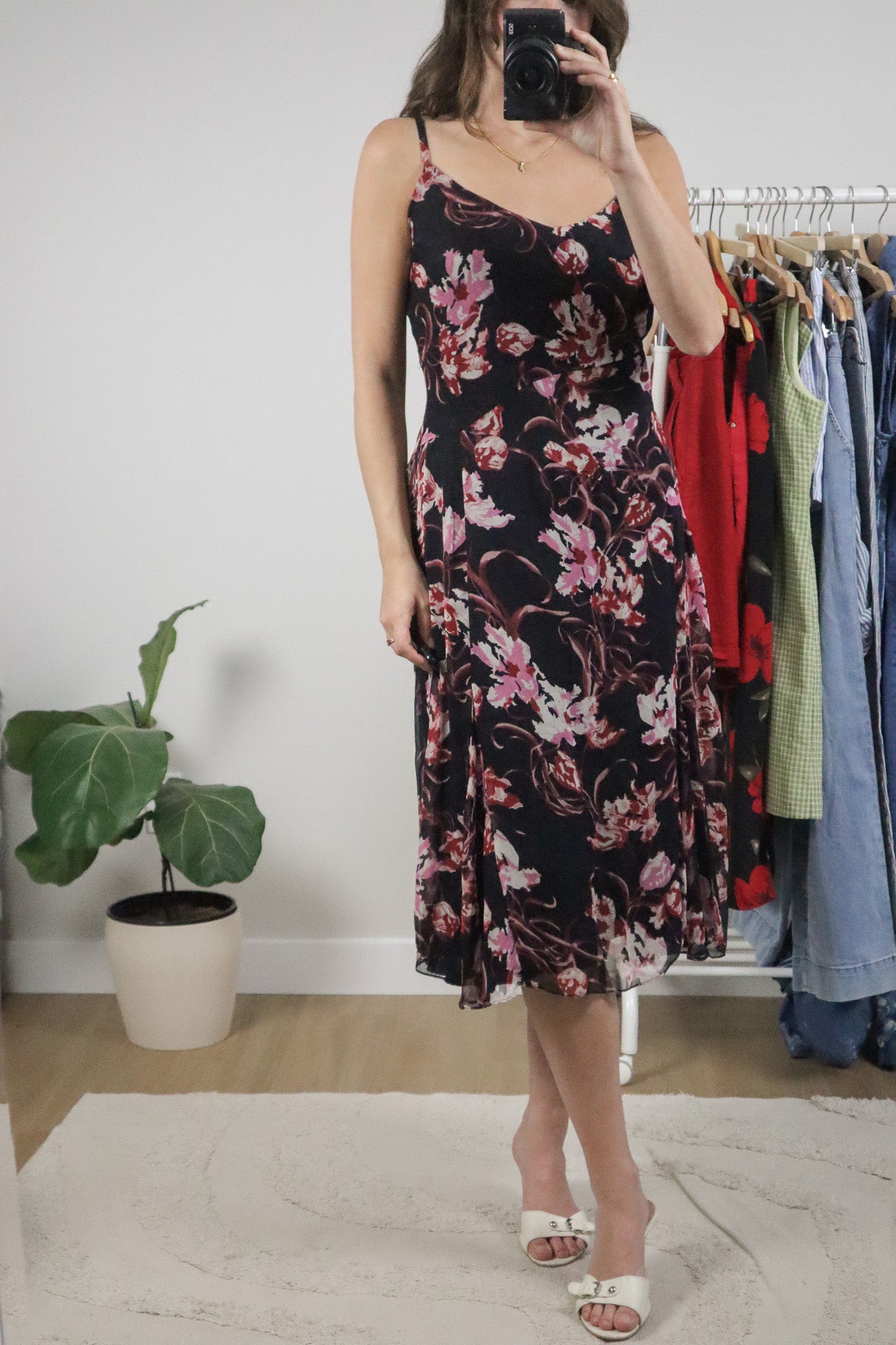 Vintage x Silk Midi Dress (10)