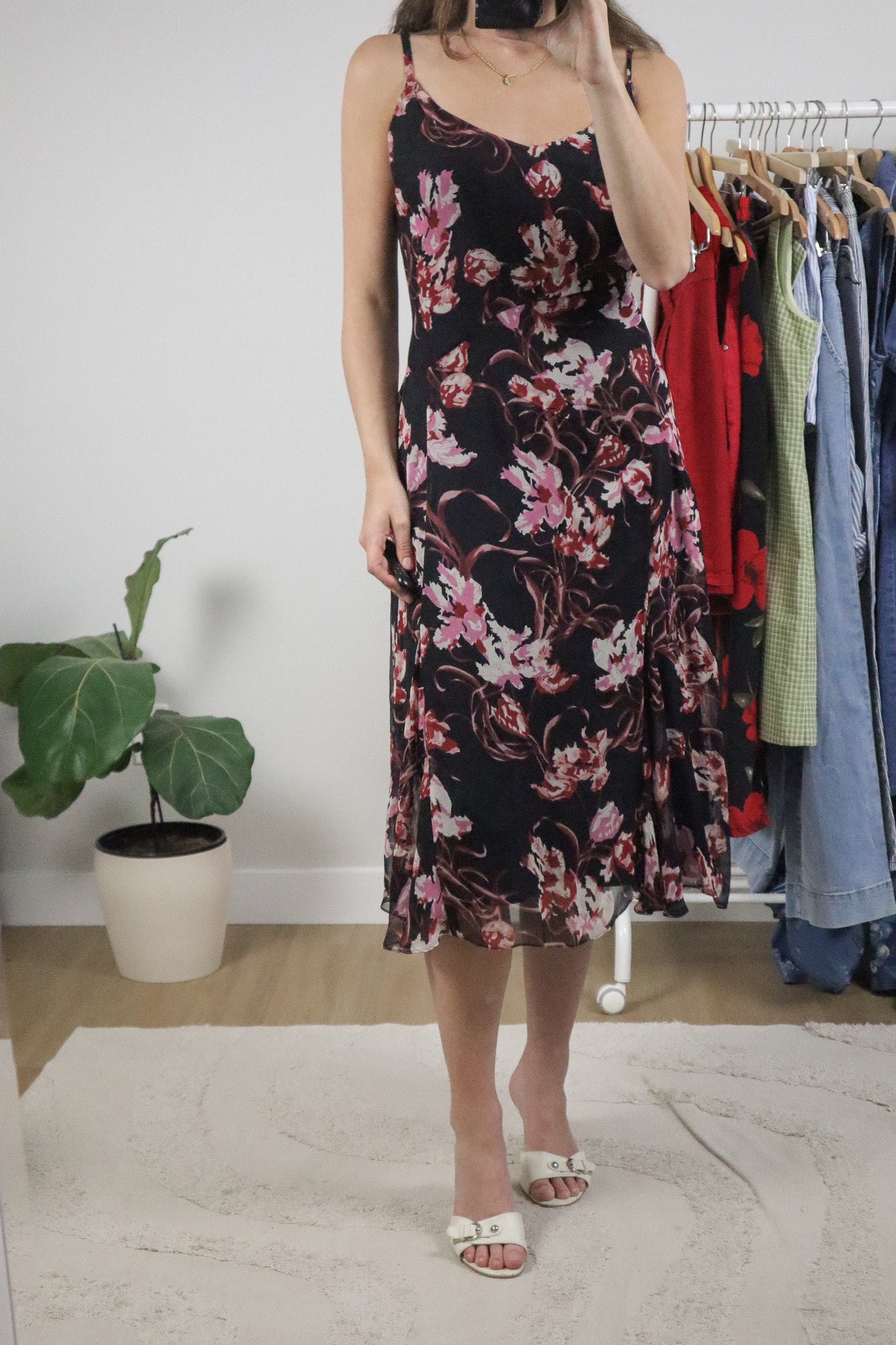 Vintage x Silk Midi Dress (10)