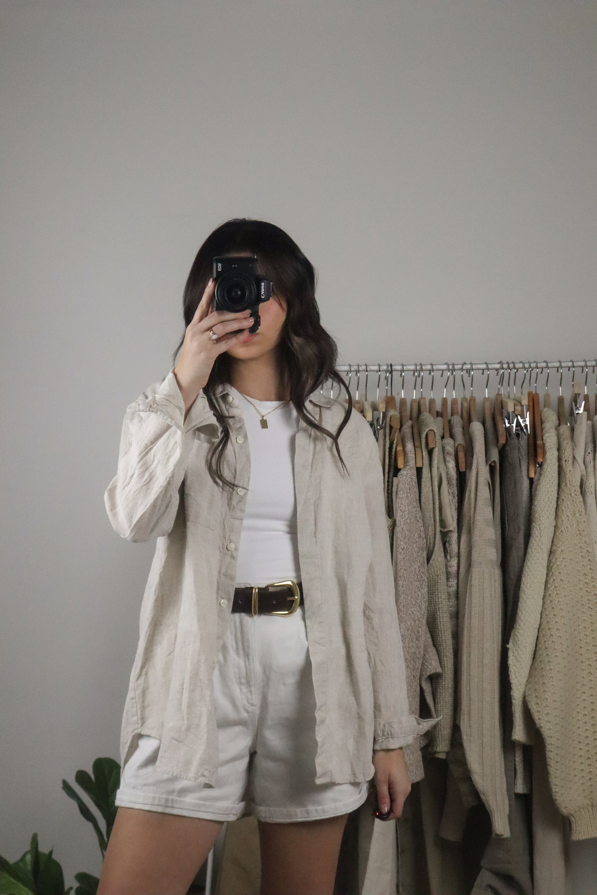 Modern x Linen Button Up (M)