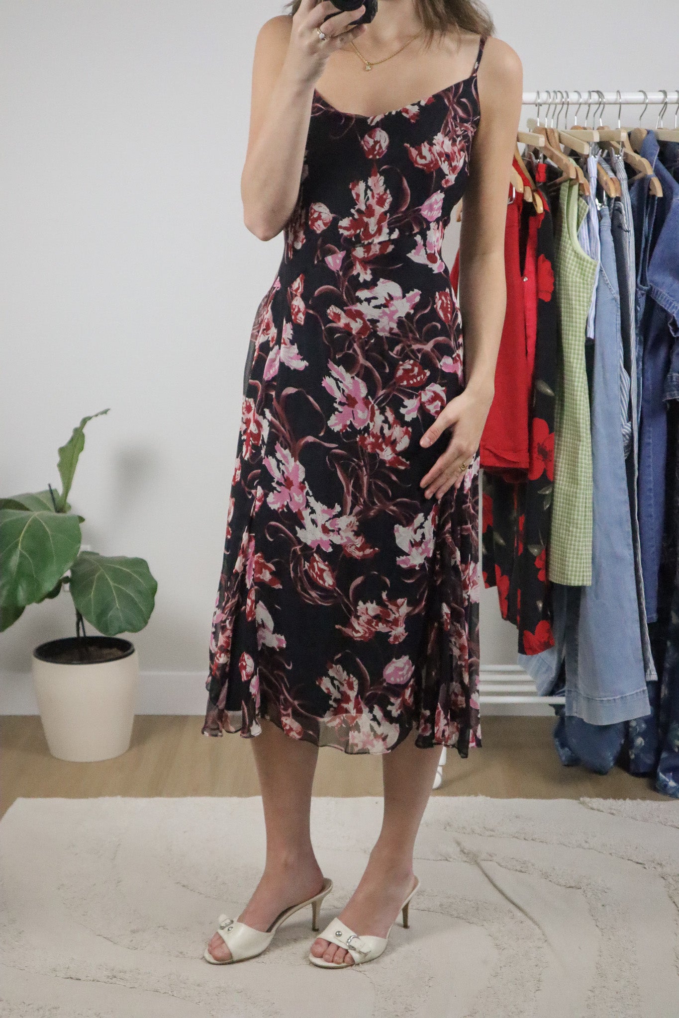 Vintage x Silk Midi Dress (10)