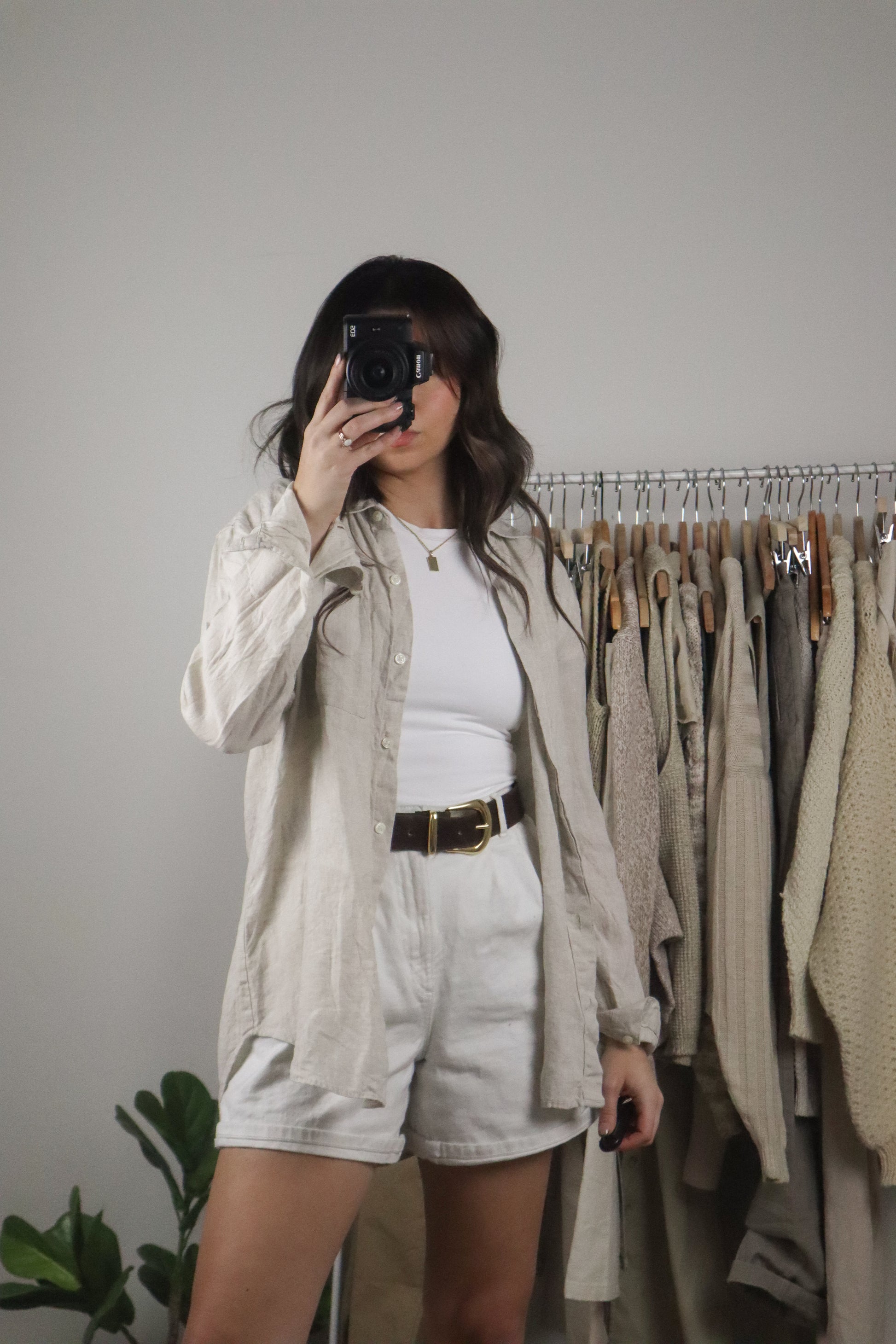 Modern x Linen Button Up (M)