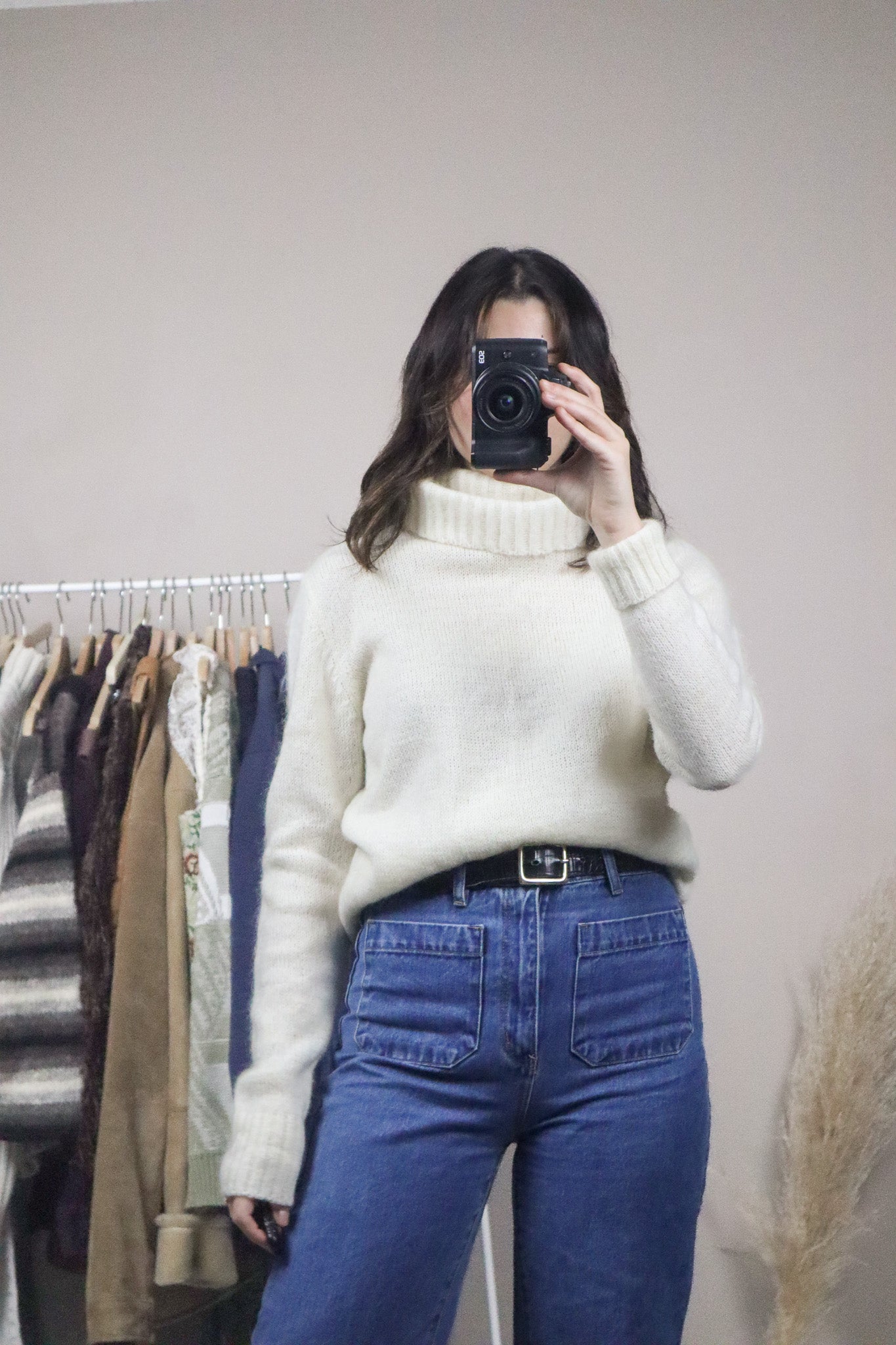 Vintage x Wool & Mohair Blend Turtleneck (S)