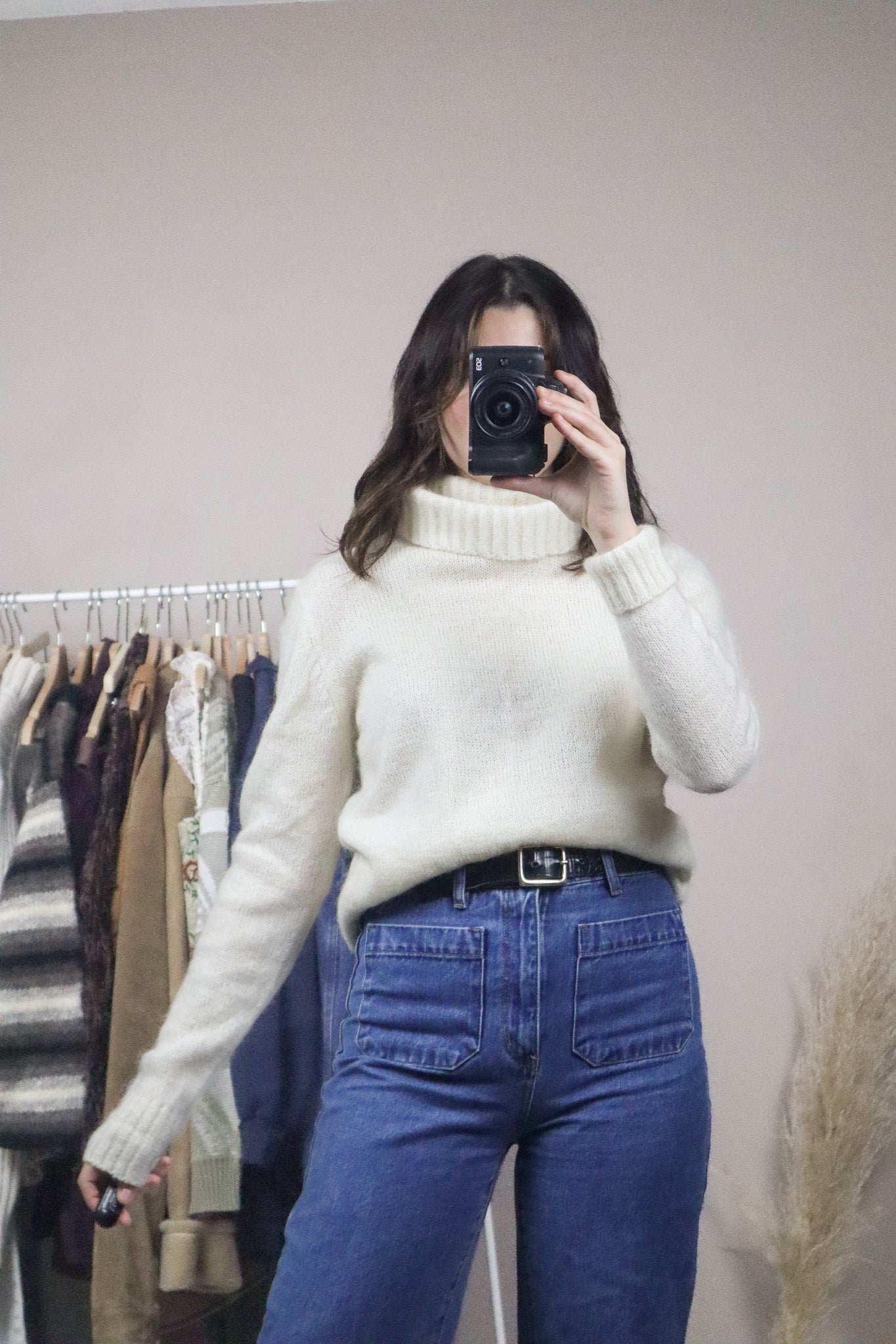 Vintage x Wool & Mohair Blend Turtleneck (S)