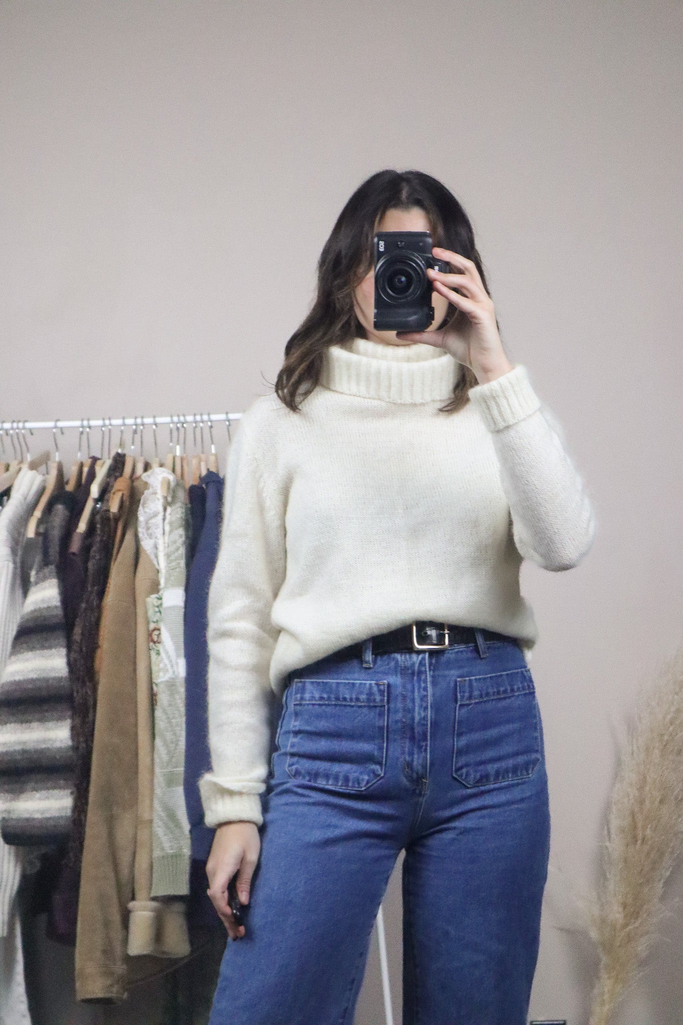 Vintage x Wool & Mohair Blend Turtleneck (S)