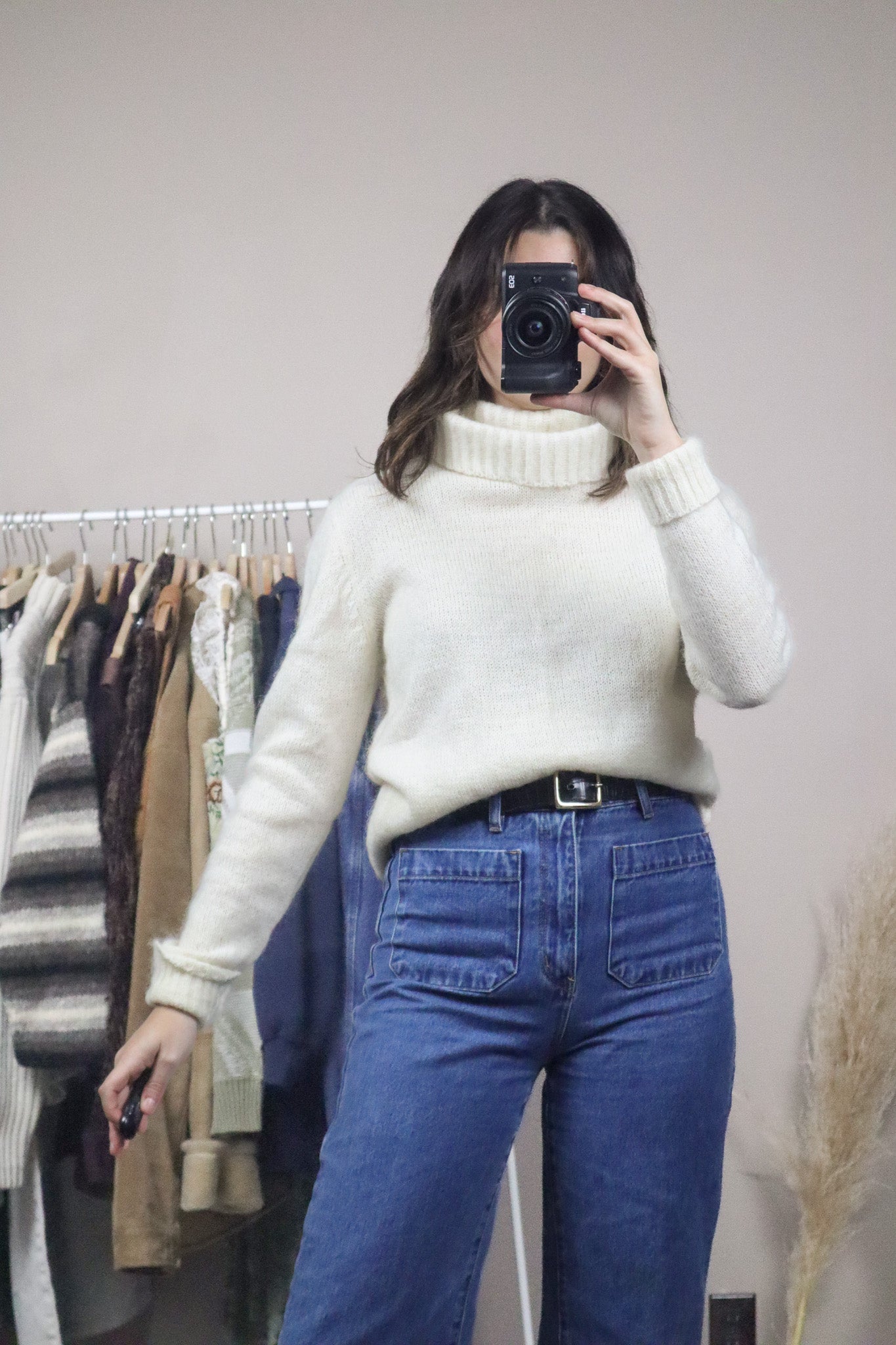 Vintage x Wool & Mohair Blend Turtleneck (S)