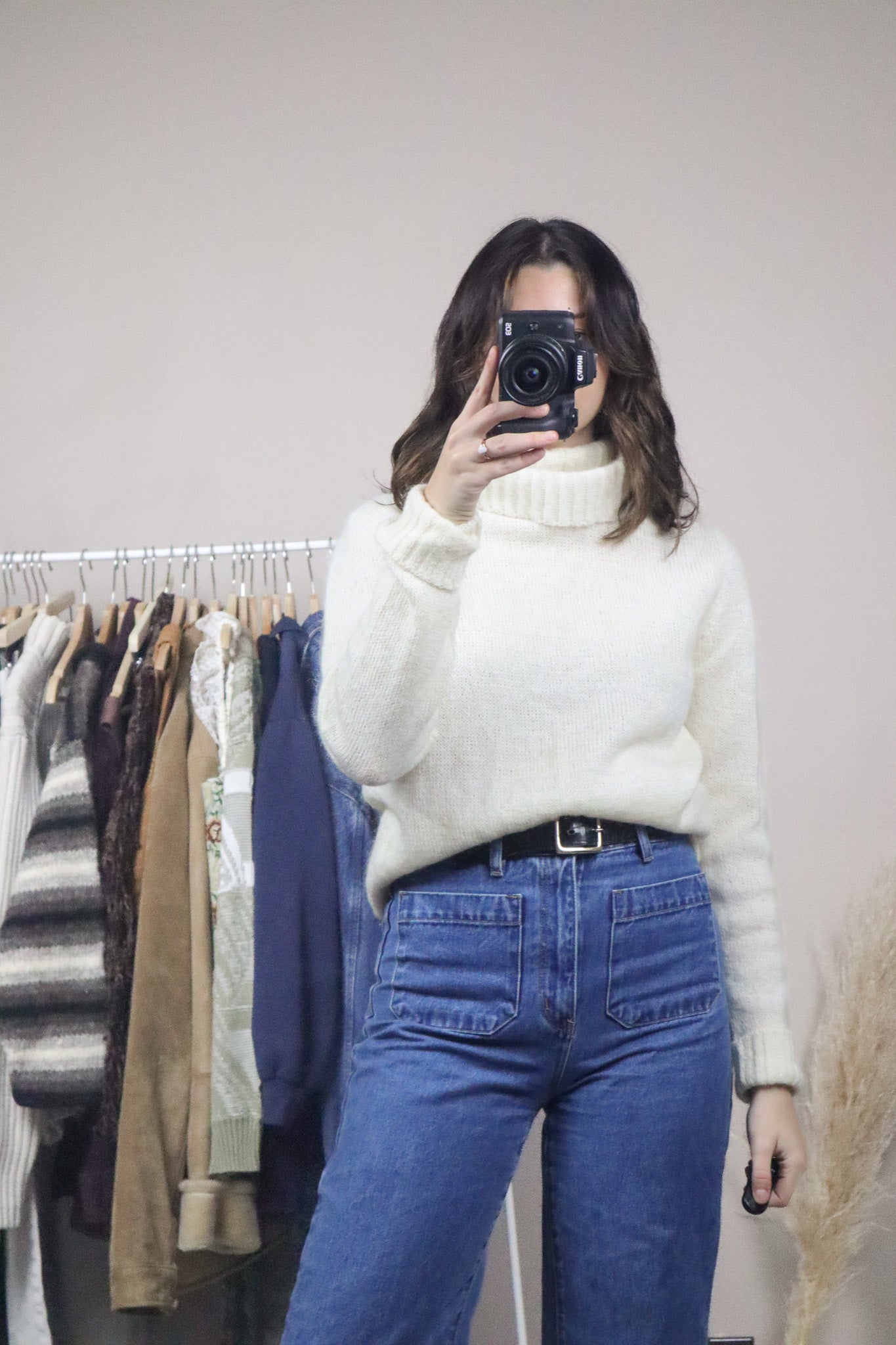 Vintage x Wool & Mohair Blend Turtleneck (S)