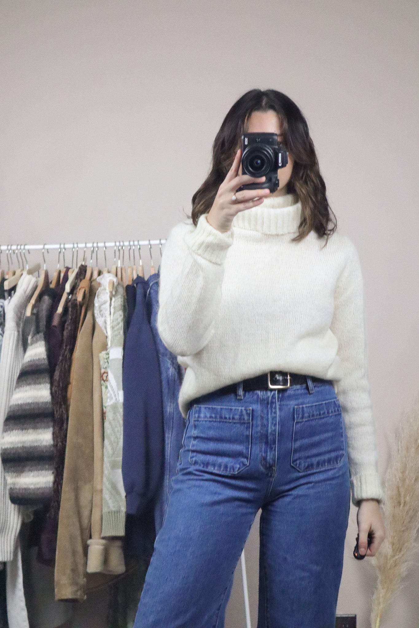 Vintage x Wool & Mohair Blend Turtleneck (S)