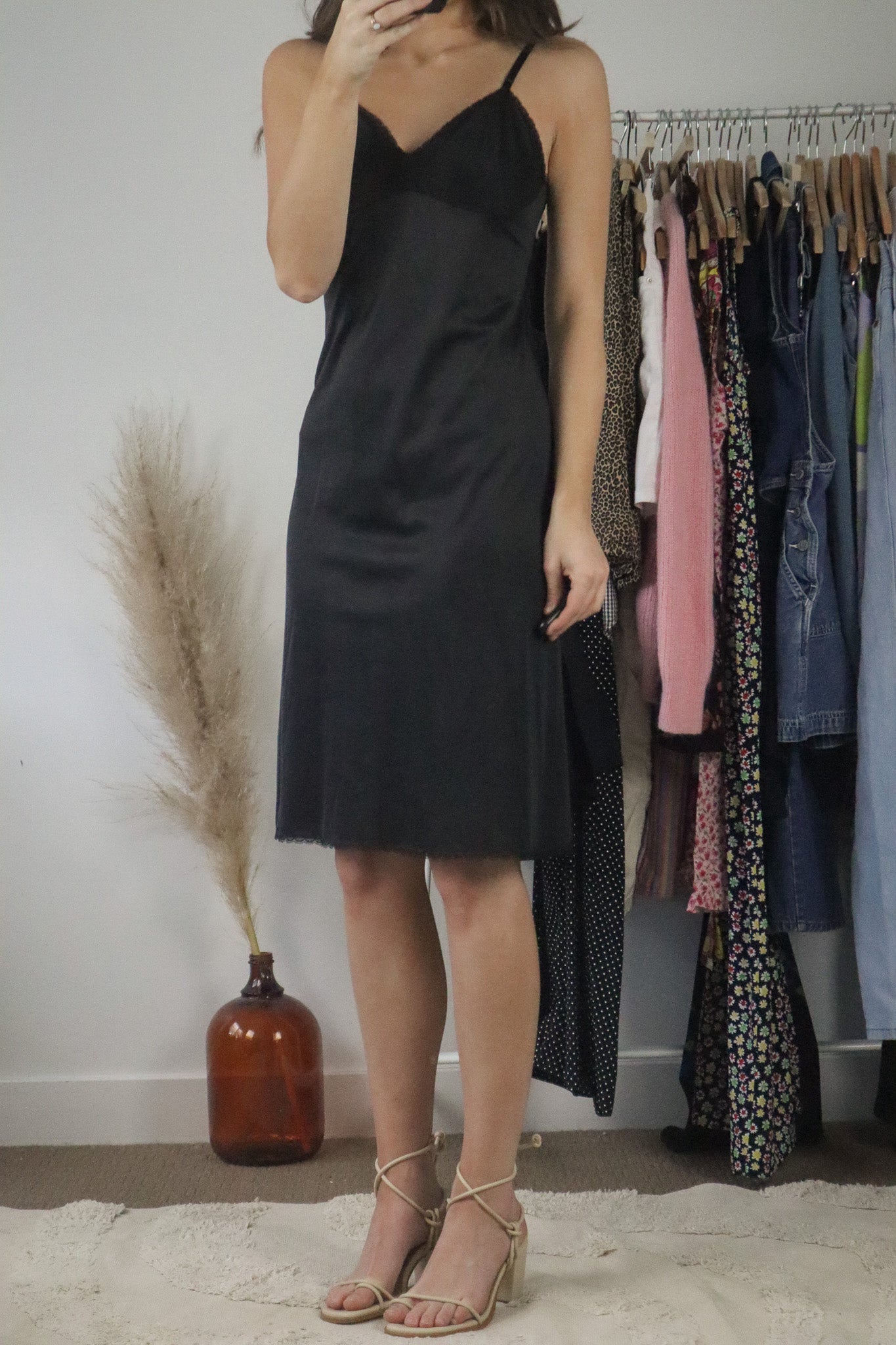 Made in the USA x Vintage x Slip Dress (S)
