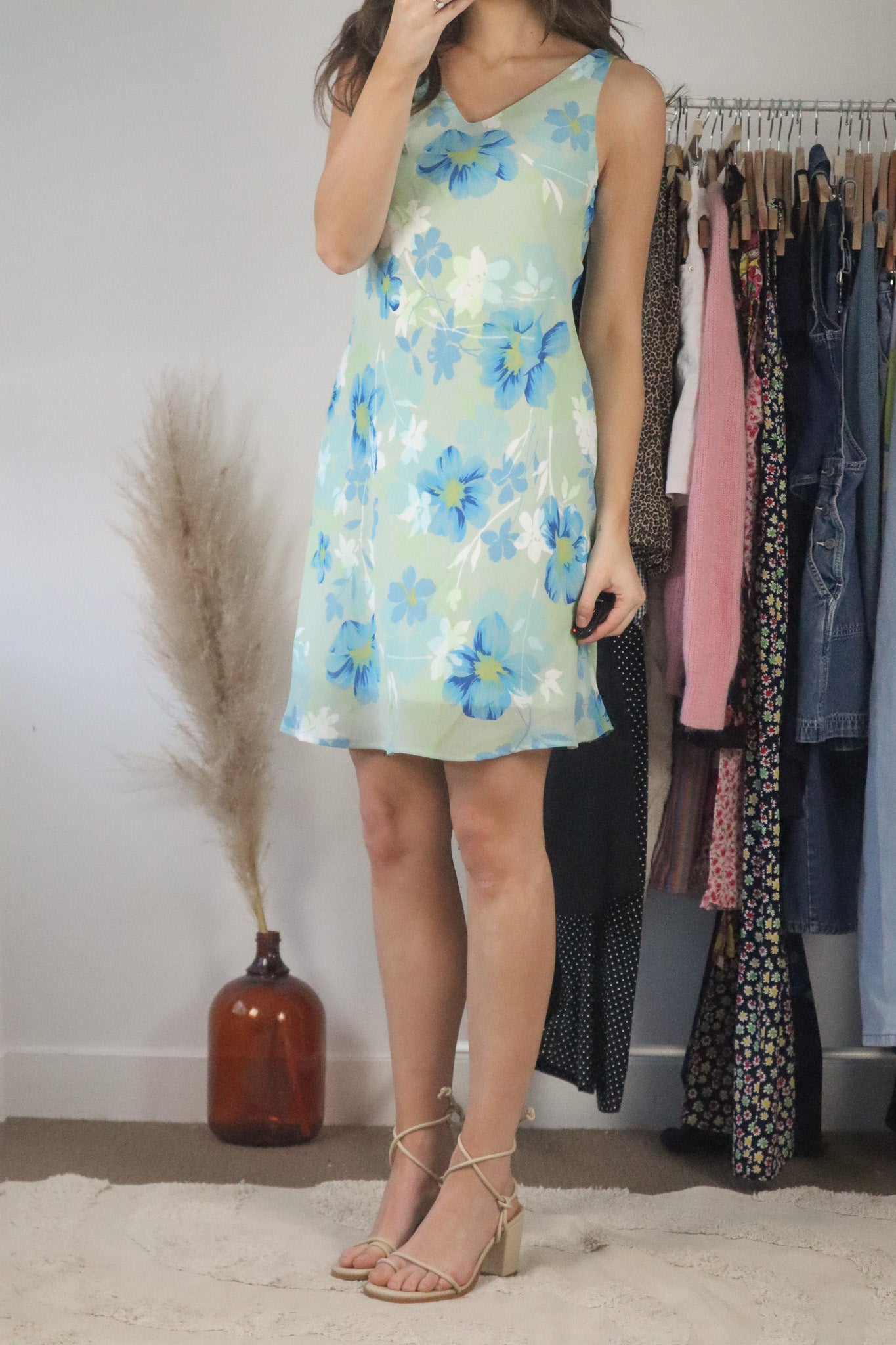 Vintage x Floral Midi Dress (4)