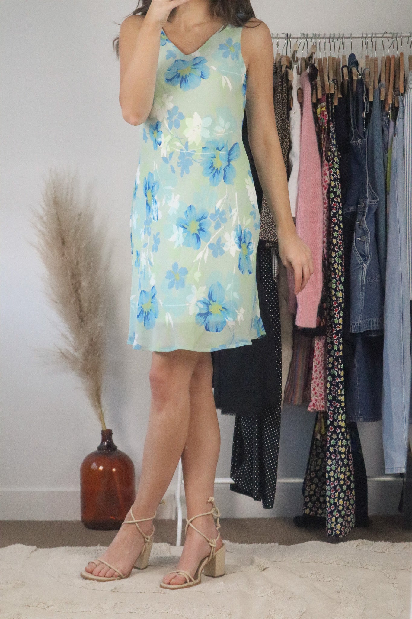 Vintage x Floral Midi Dress (4)
