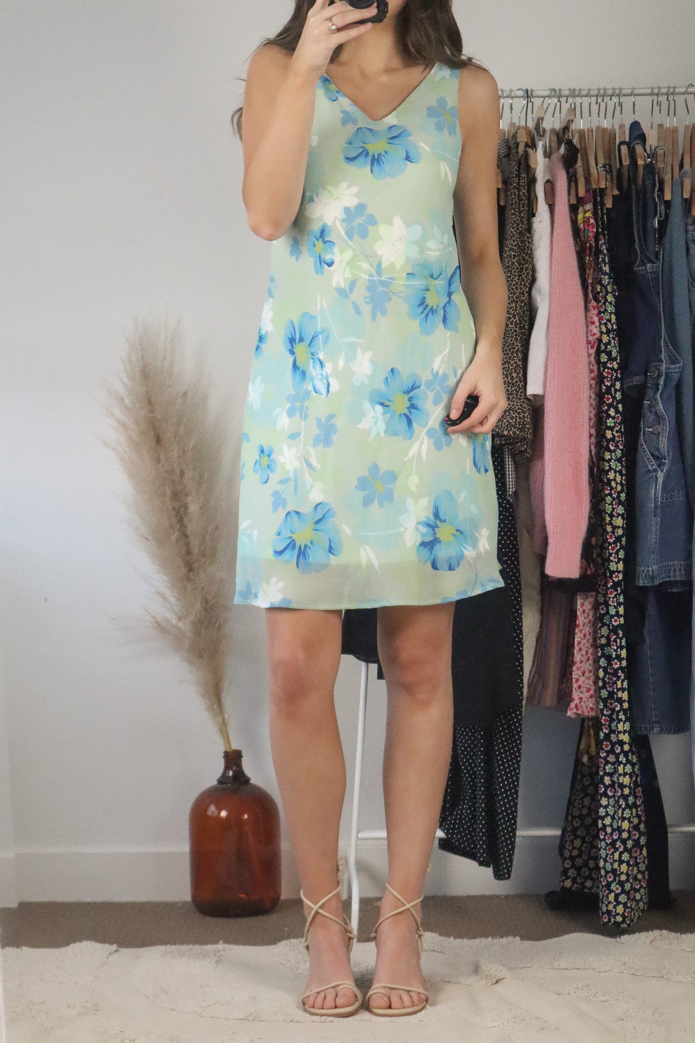 Vintage x Floral Midi Dress (4)