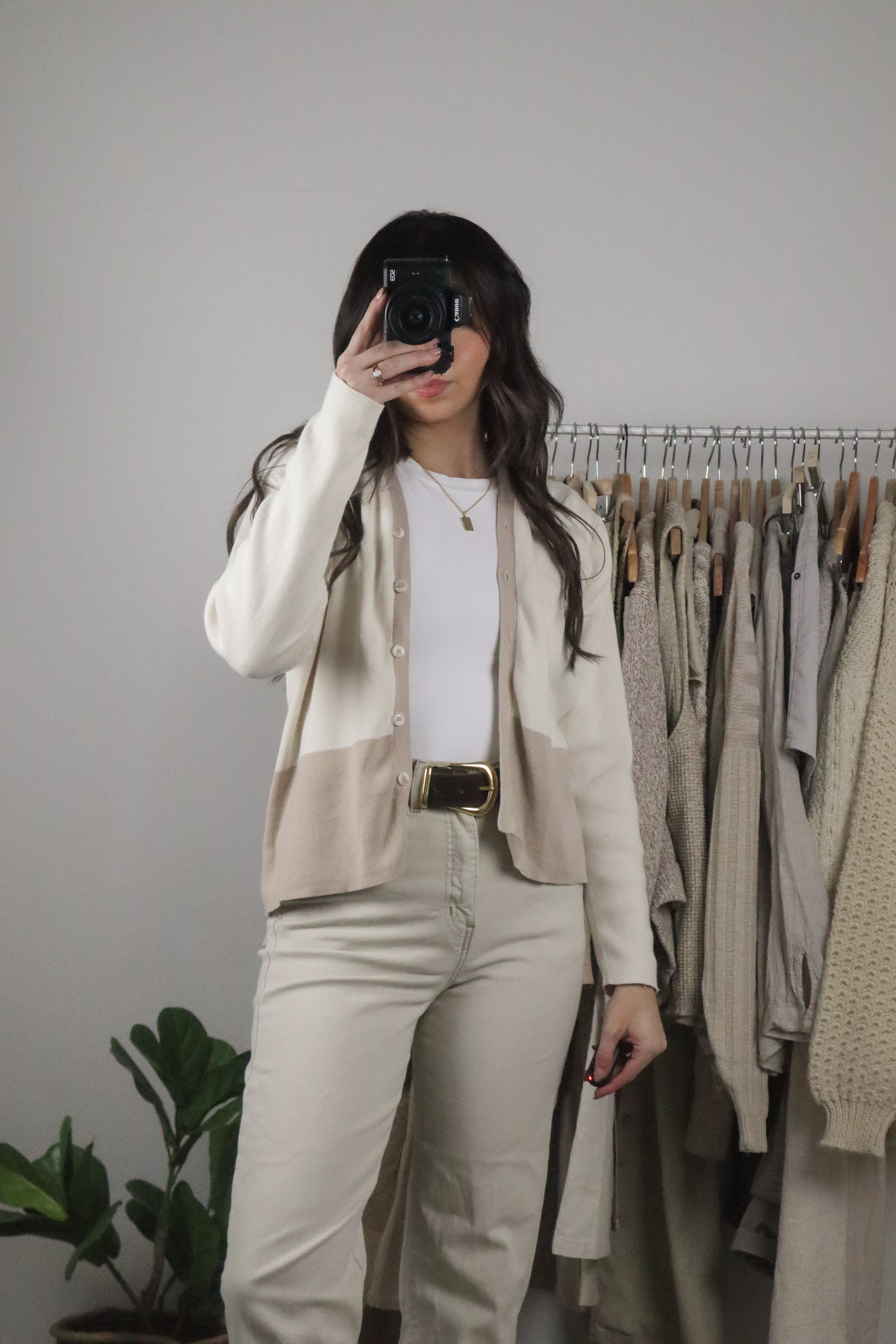 Vintage x Two-Toned Cardigan (S/M)
