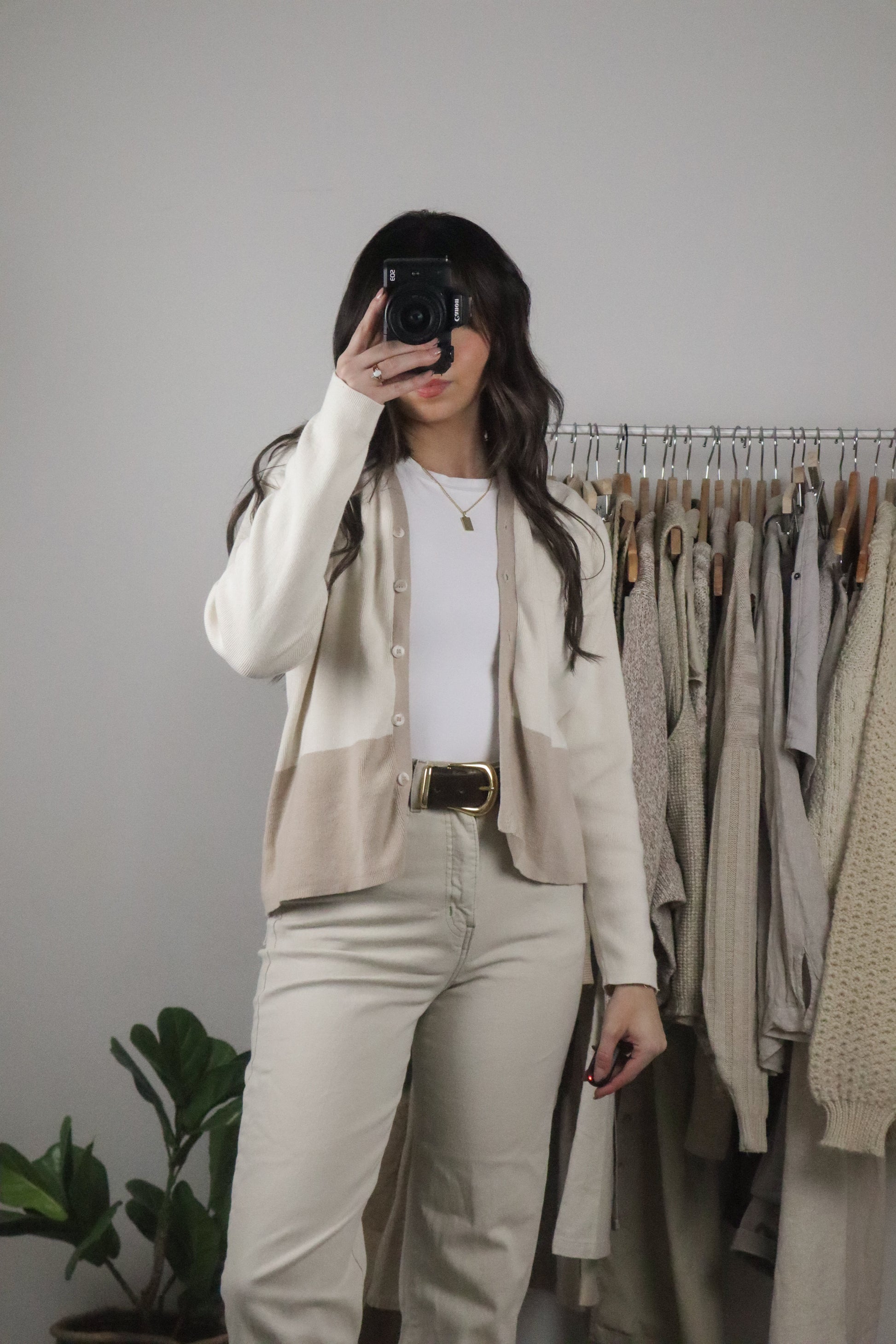 Vintage x Two-Toned Cardigan (S/M)