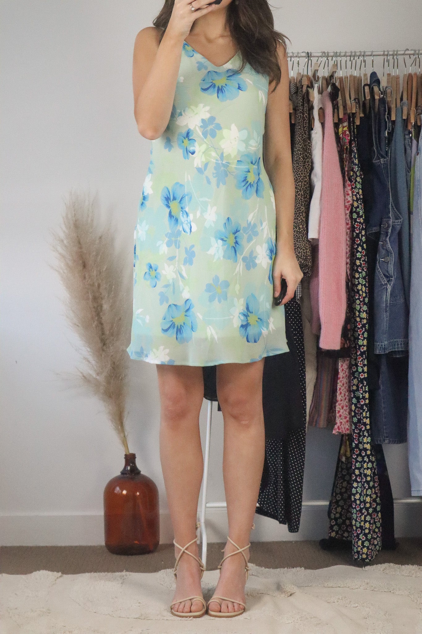 Vintage x Floral Midi Dress (4)