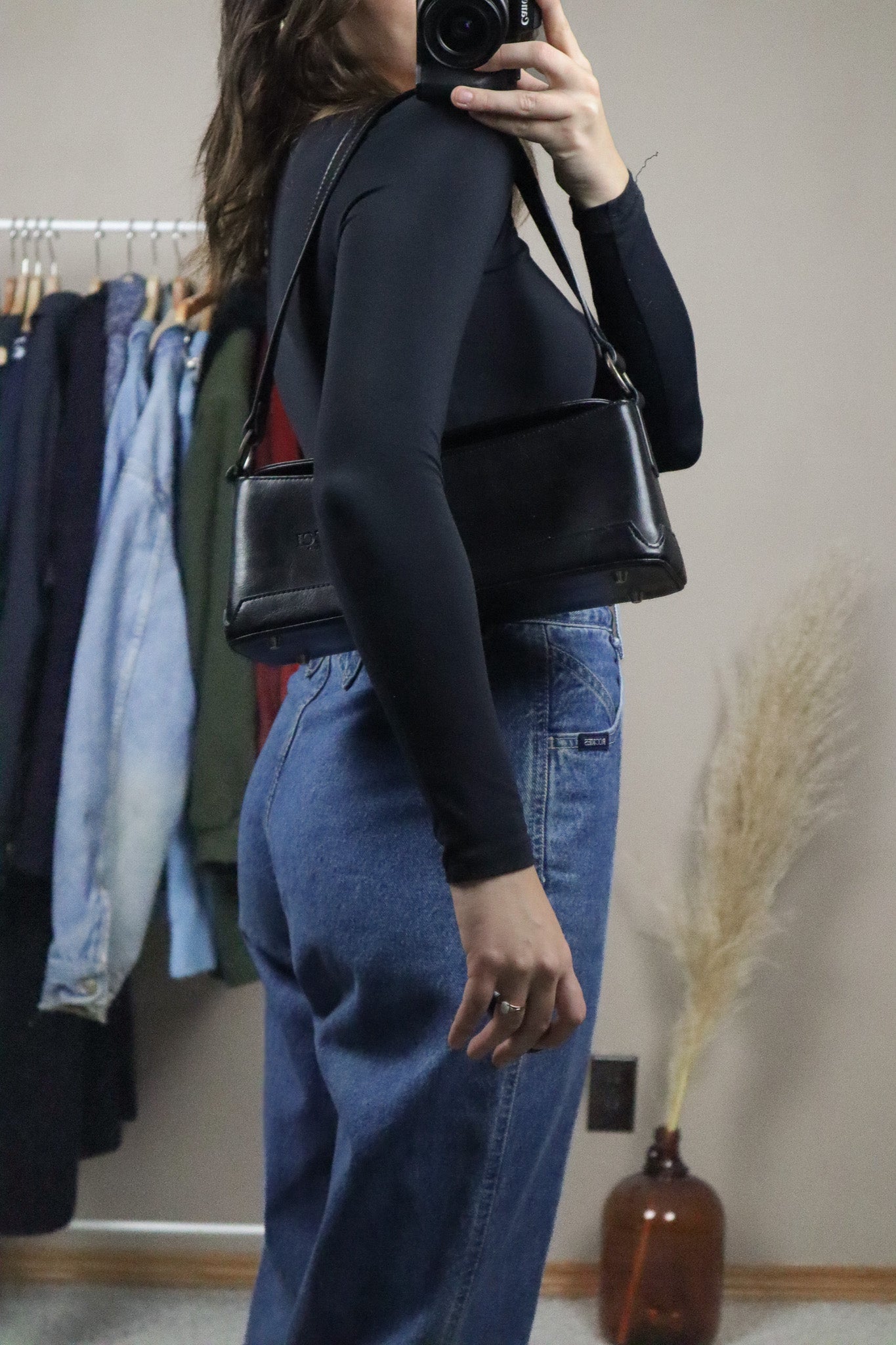 Vintage x 'Gucci' Fuax Leather Purse
