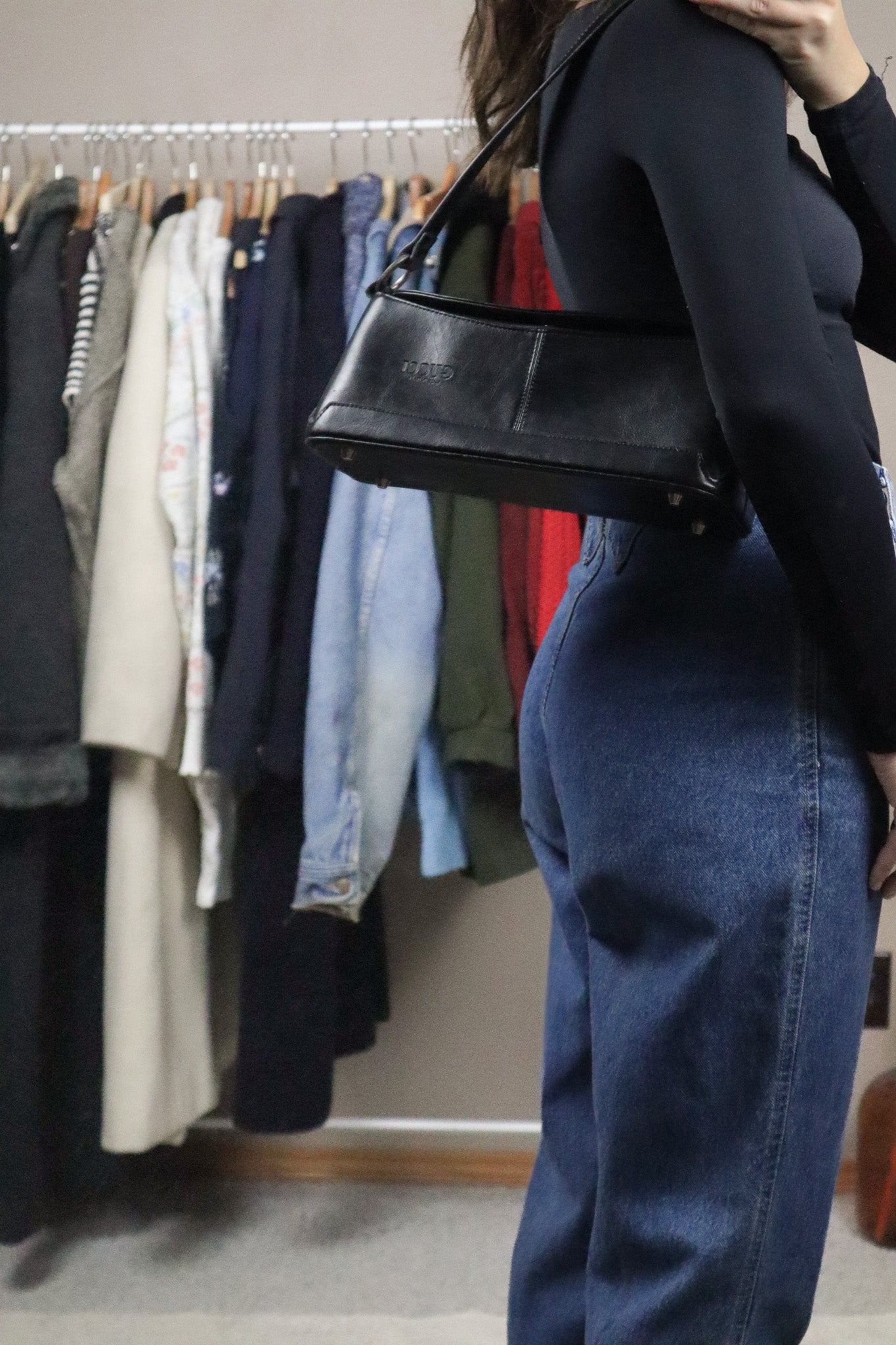 Vintage x 'Gucci' Fuax Leather Purse