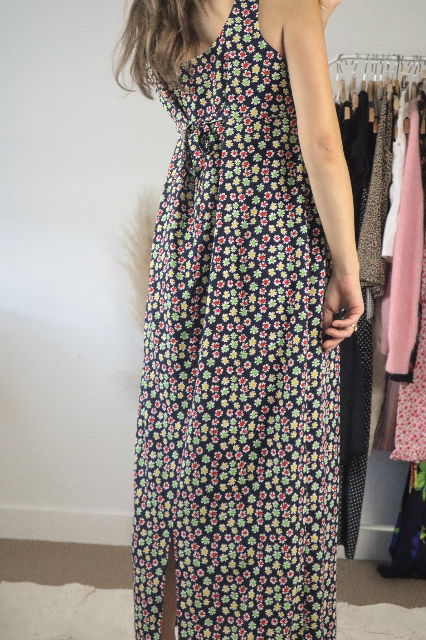 Vintage x Vintage Flower Dress (M)