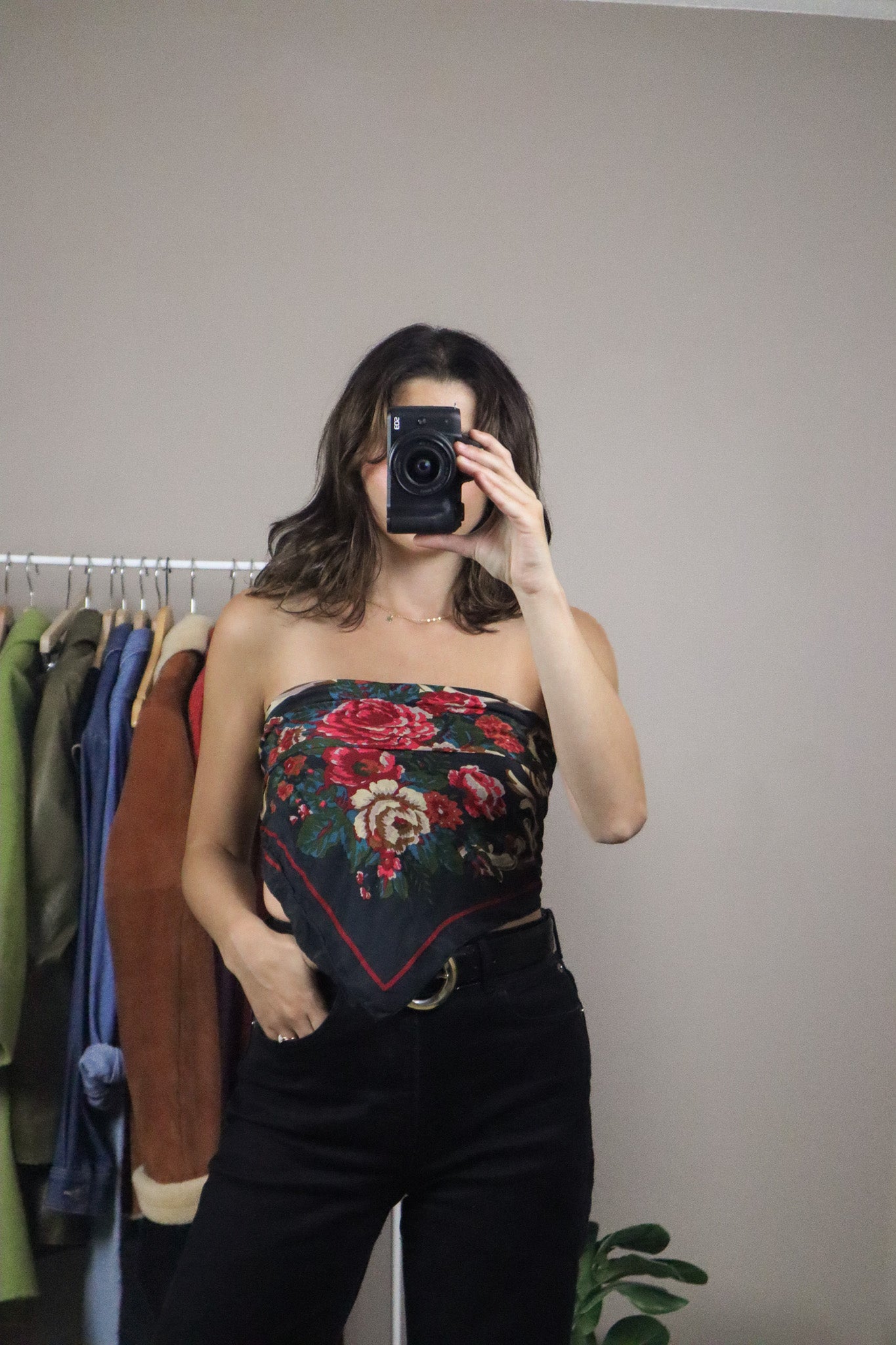 Vintage x Silk Patterned Scarf