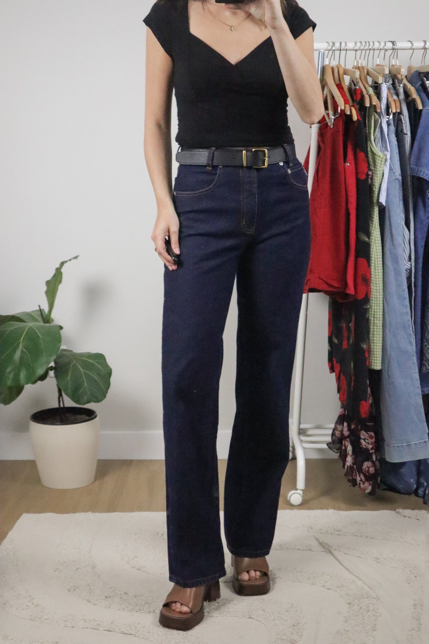 Made in USA x Vintage x Wide Leg Jeans (2/4)