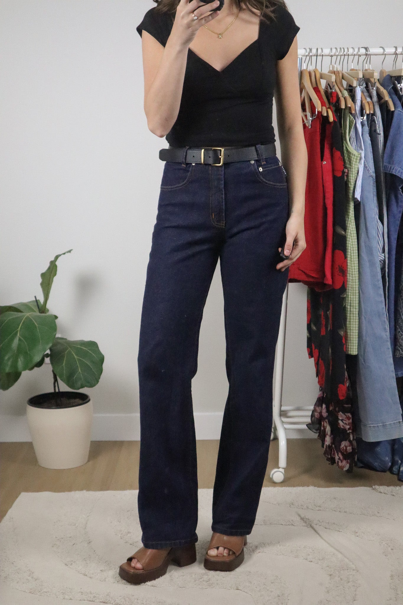 Made in USA x Vintage x Wide Leg Jeans (2/4)