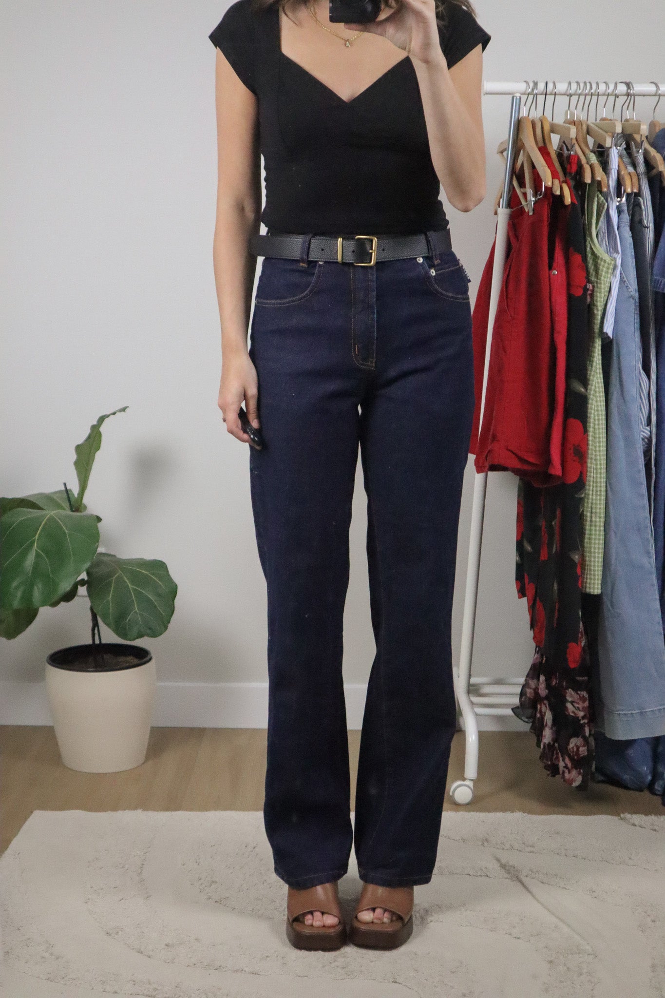 Made in USA x Vintage x Wide Leg Jeans (2/4)