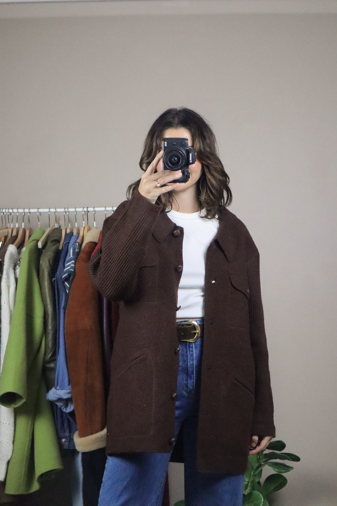 Vintage x Wool Shacket (S/M)