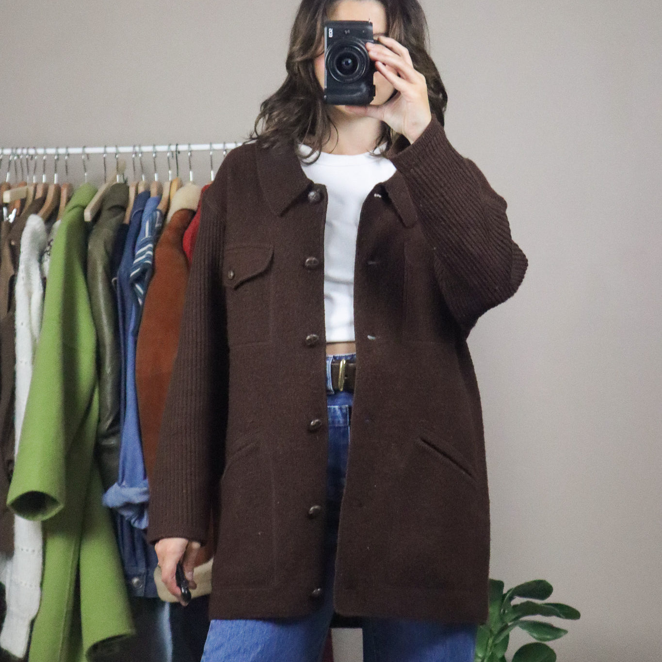 Vintage x Wool Shacket (S/M)