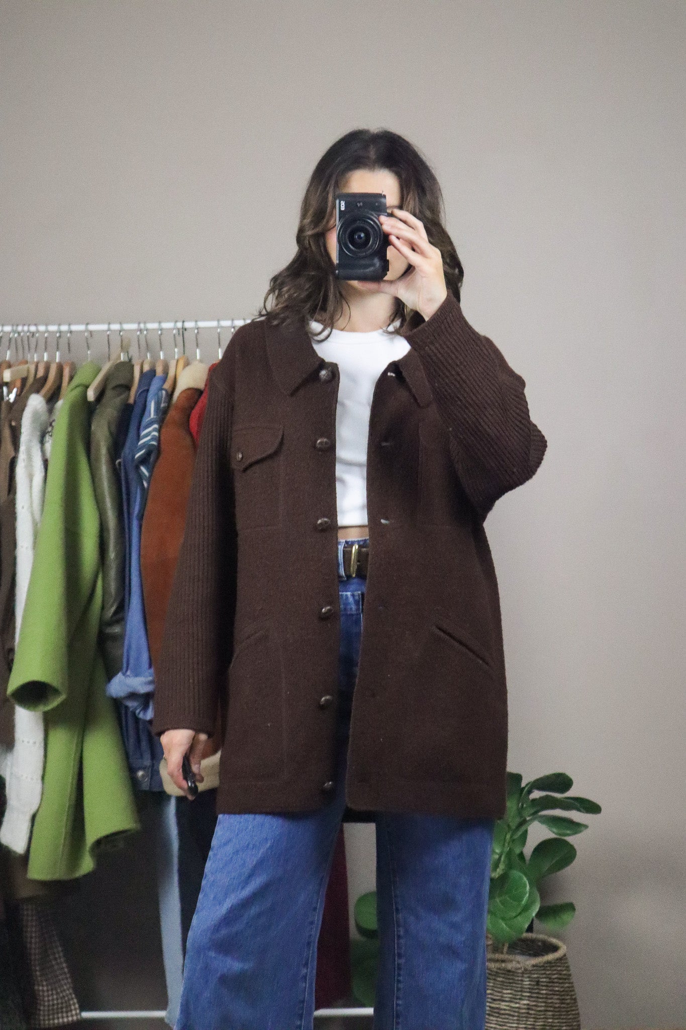 Vintage x Wool Shacket (S/M)
