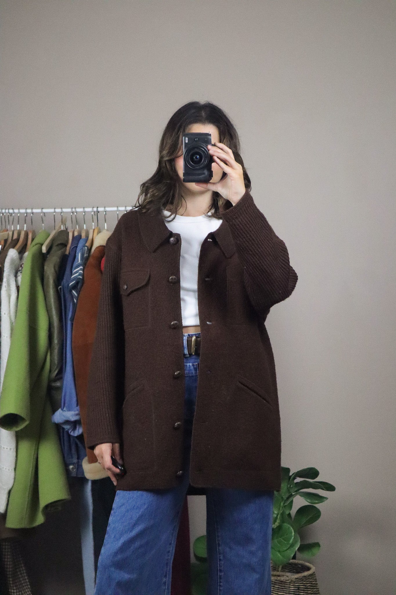 Vintage x Wool Shacket (S/M)