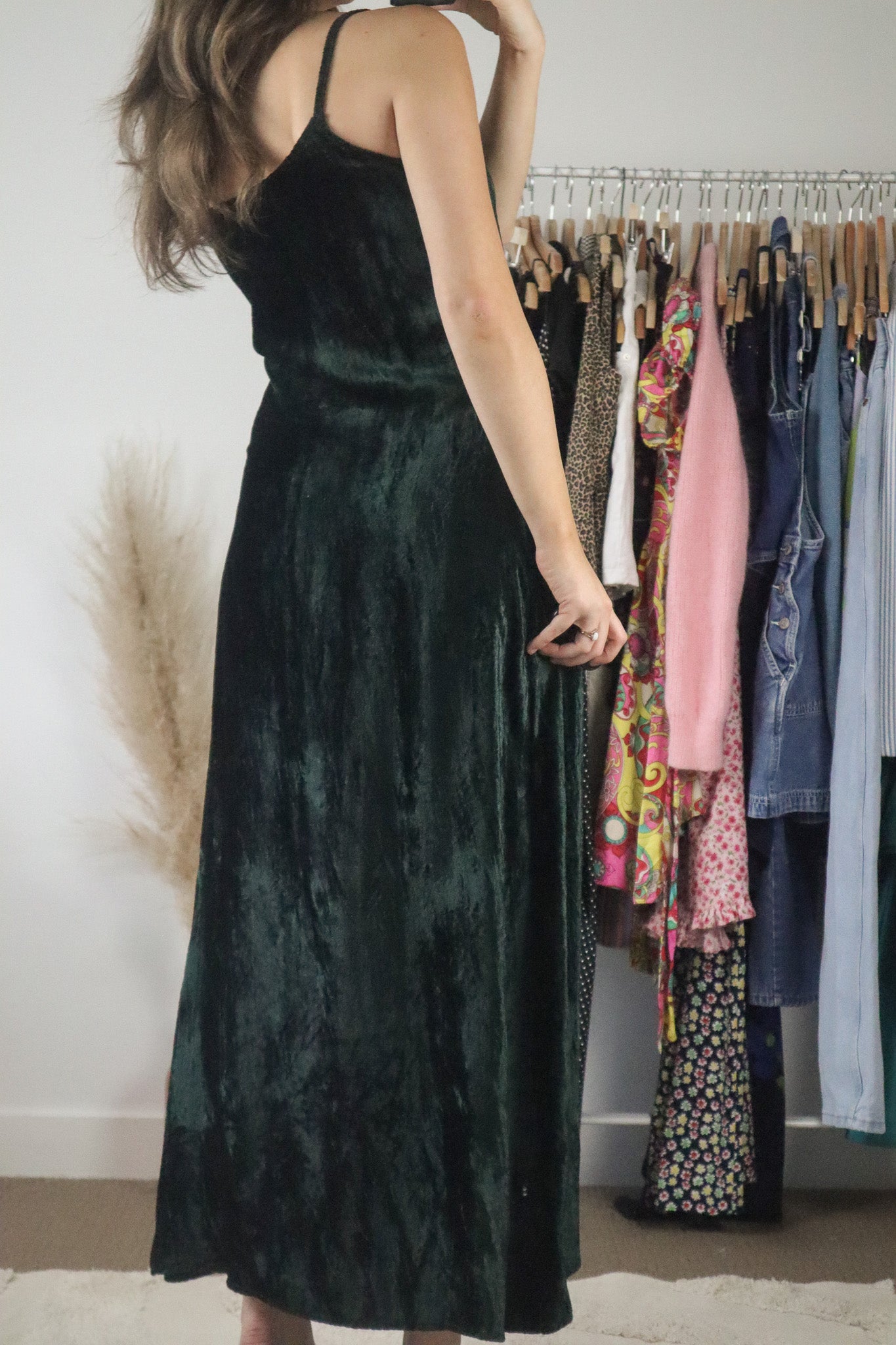 Vintage x Velvet Maxi Dress (S)