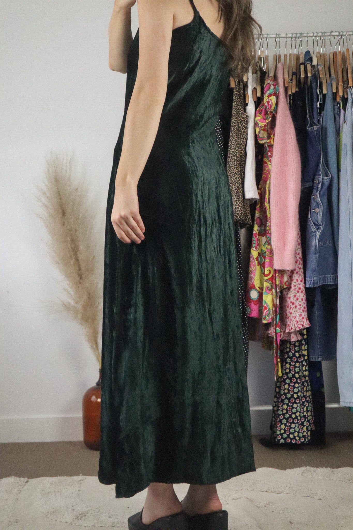 Vintage x Velvet Maxi Dress (S)