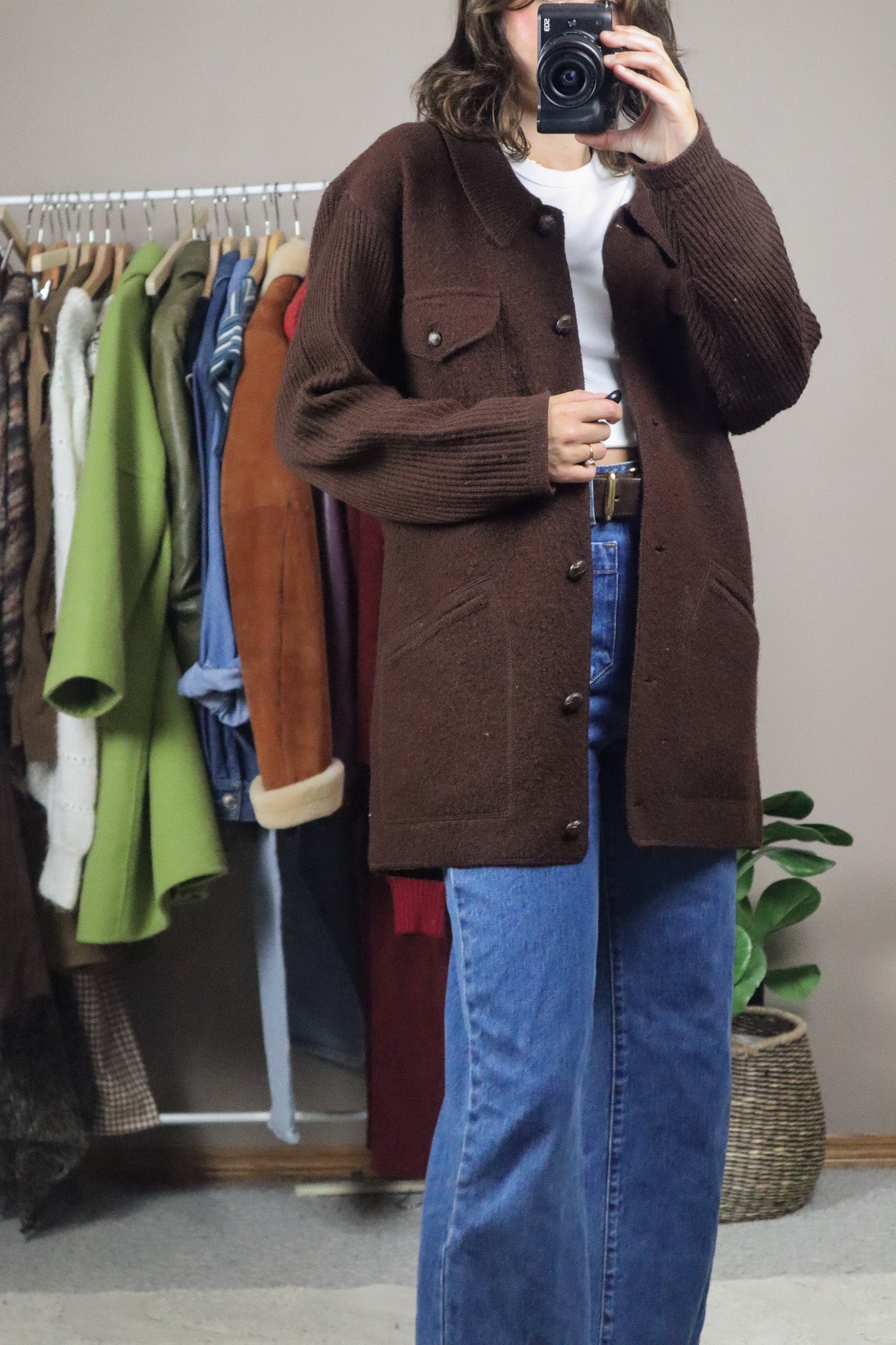 Vintage x Wool Shacket (S/M)