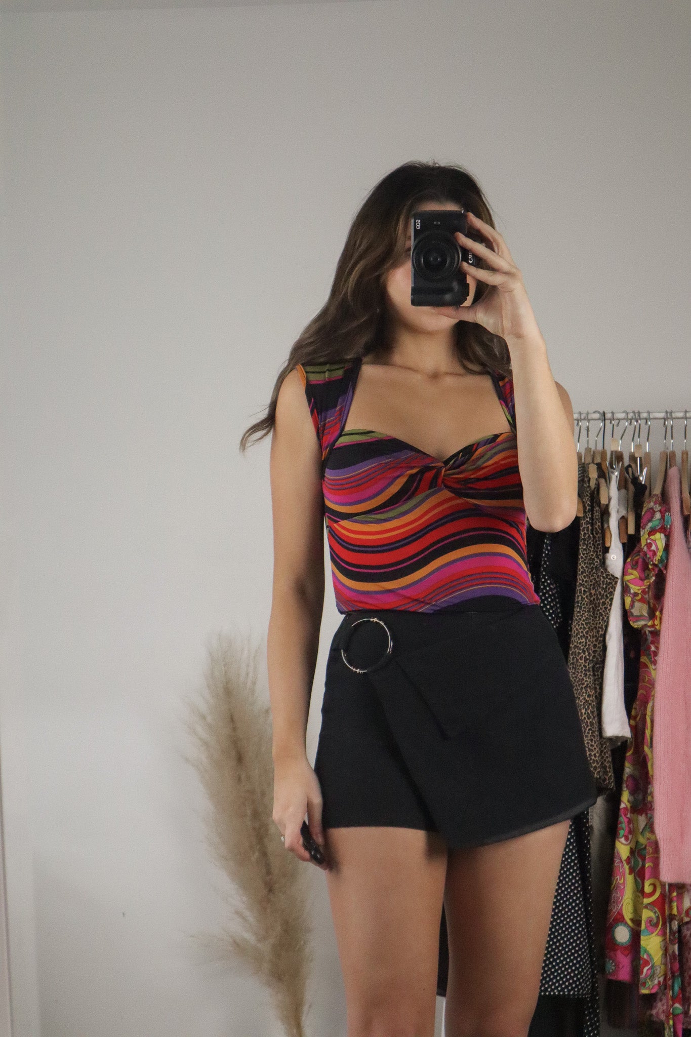Vintage x Colourful Top (S)