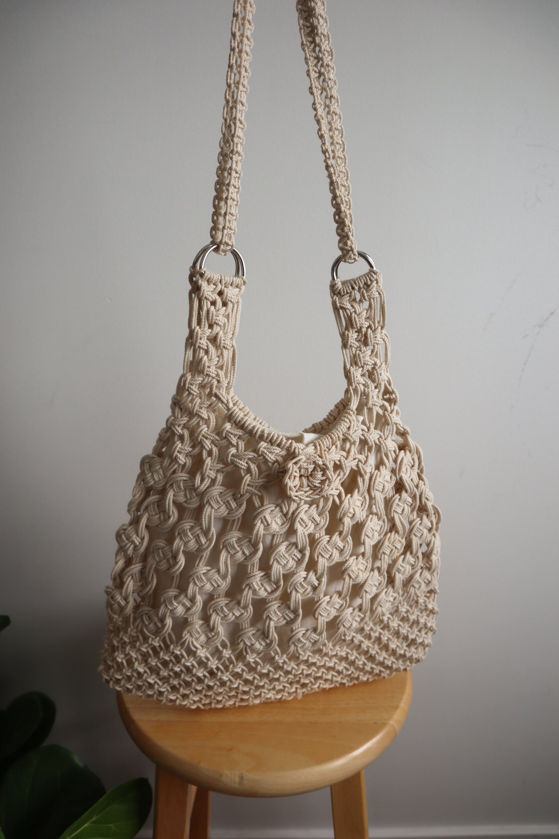 Vintage x Crochet Purse