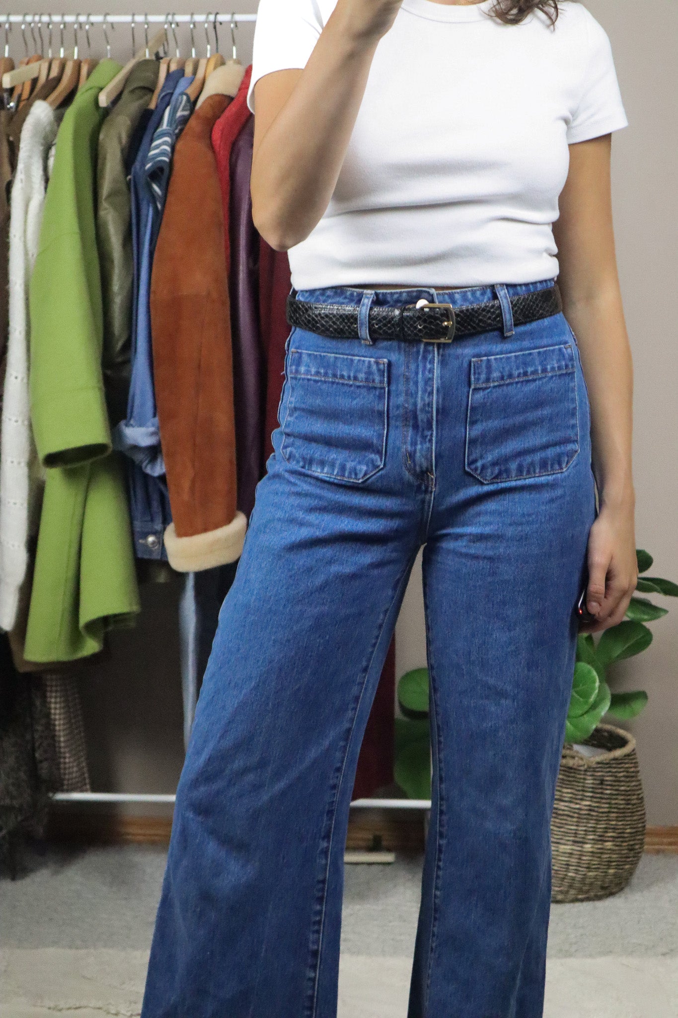 Made in Spain x Vintage x Leather Belt (L)