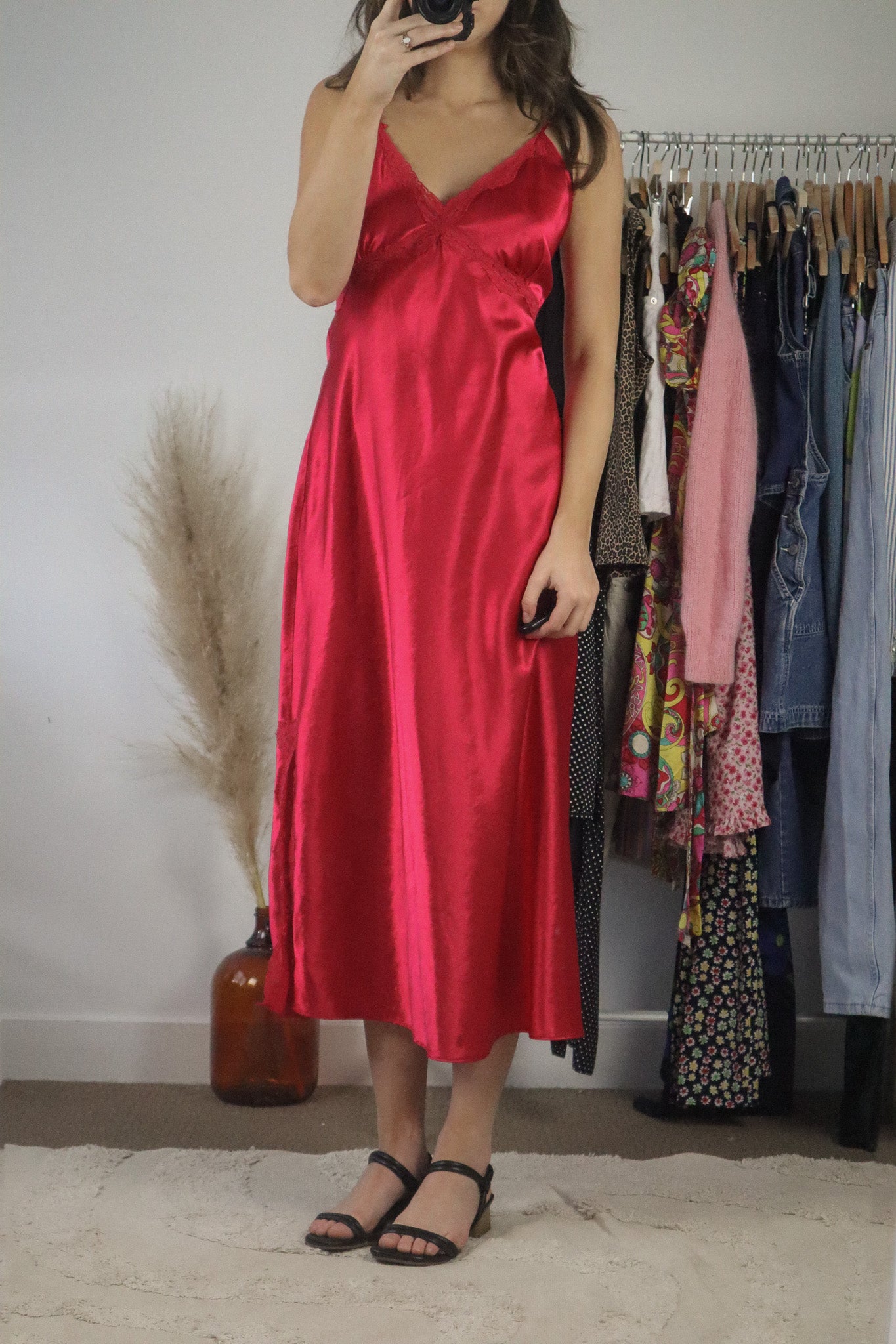 Vintage x Maxi Satin Slip Dress (10)