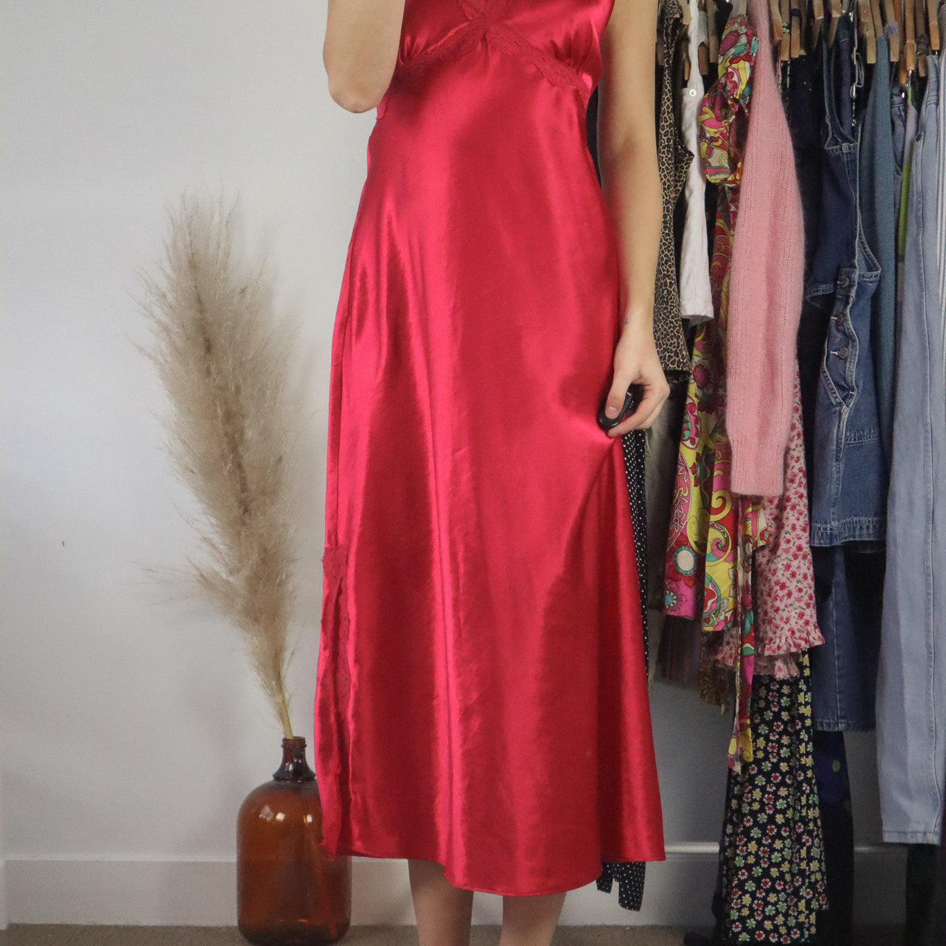 Vintage x Maxi Satin Slip Dress (10)
