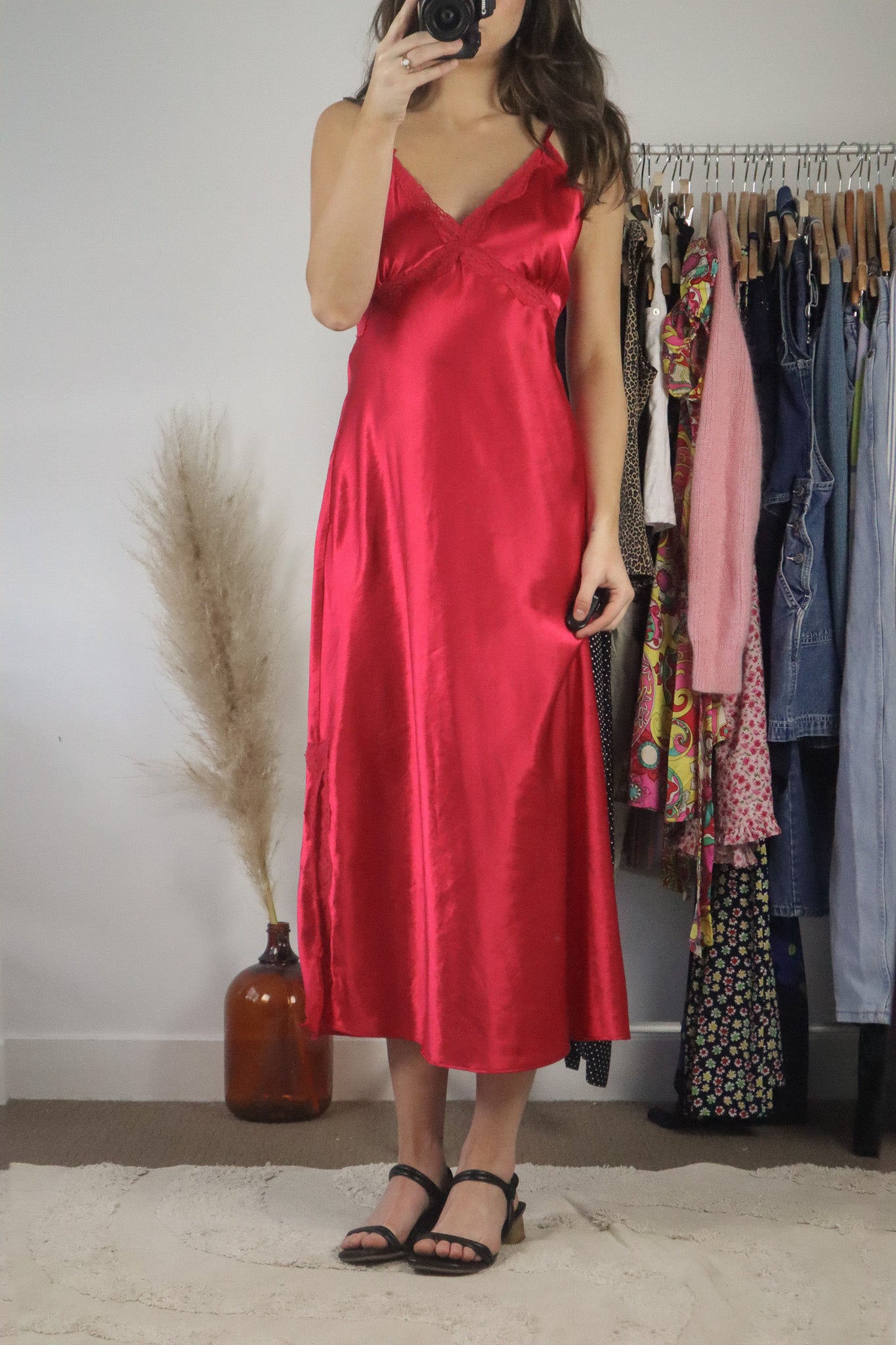 Vintage x Maxi Satin Slip Dress (10)