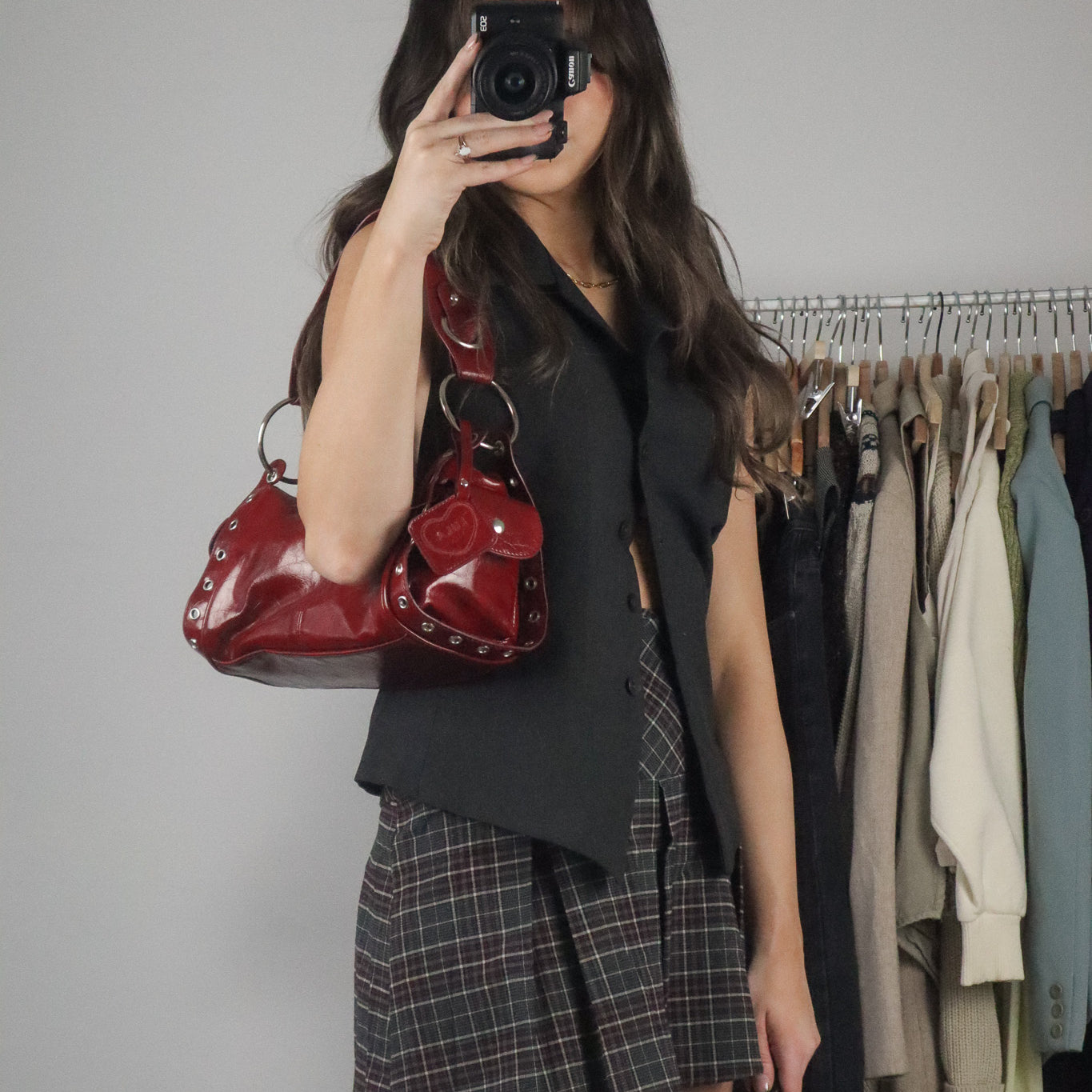 Vintage x Red Purse