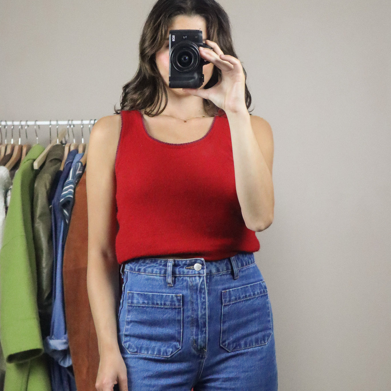 Upcycled x Cashmere Tank (S)