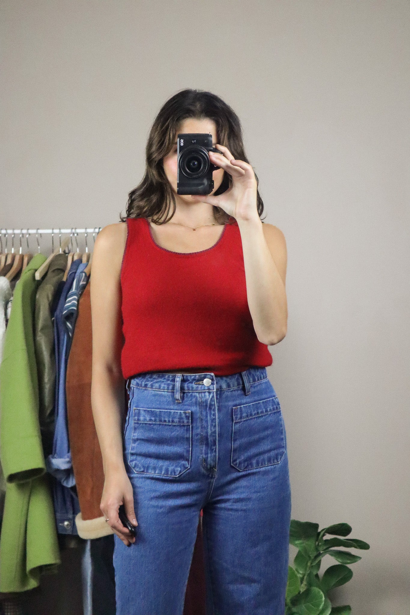 Upcycled x Cashmere Tank (S)