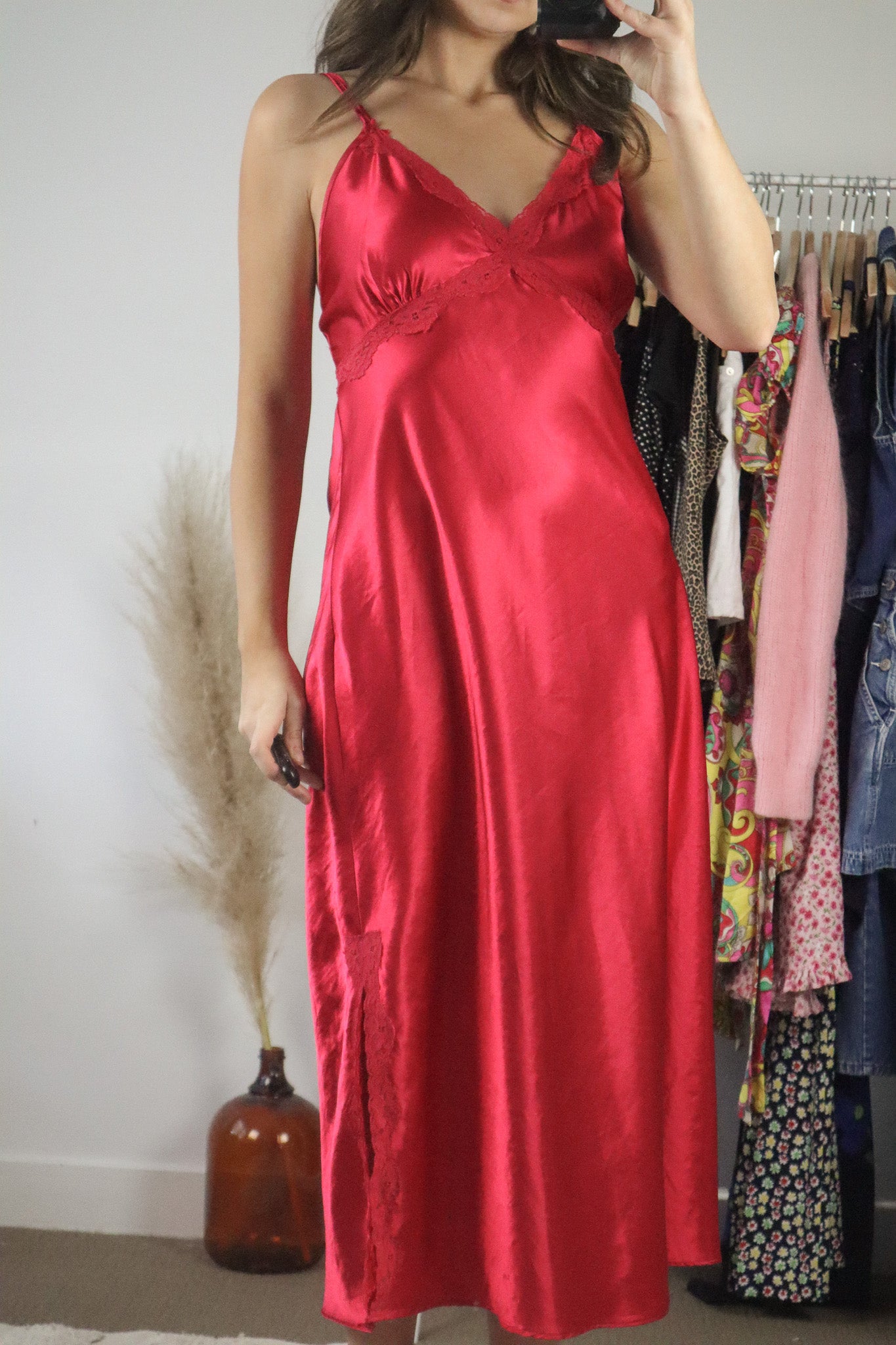 Vintage x Maxi Satin Slip Dress (10)